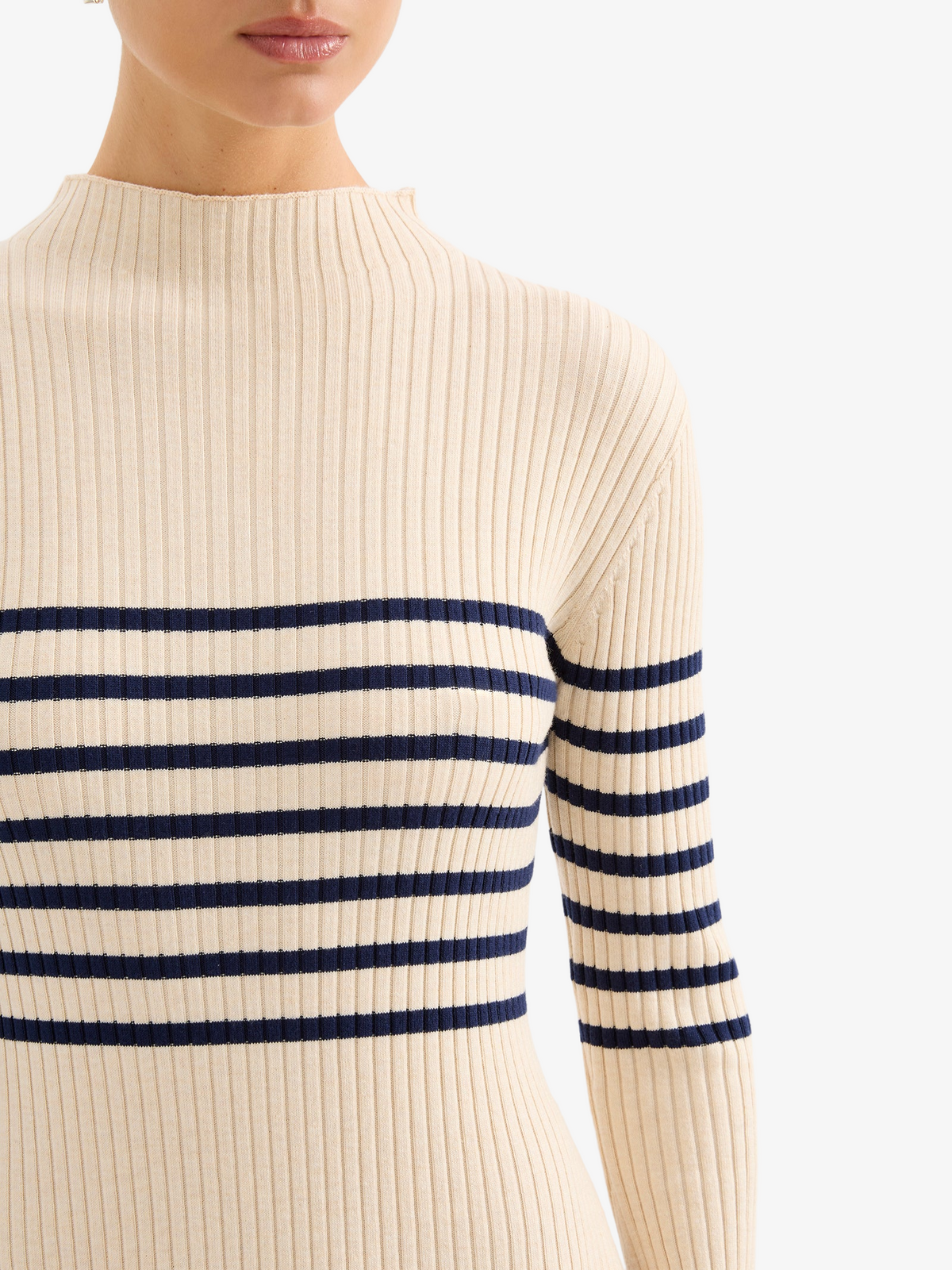 Nude Lucy Misha Knit Maxi Dress | Cloud Stripe