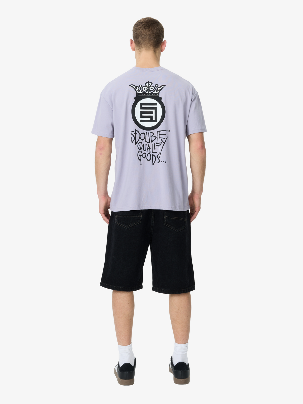 S-Double Crown Dot Short Sleeve Tee | DUSTY GRAPE