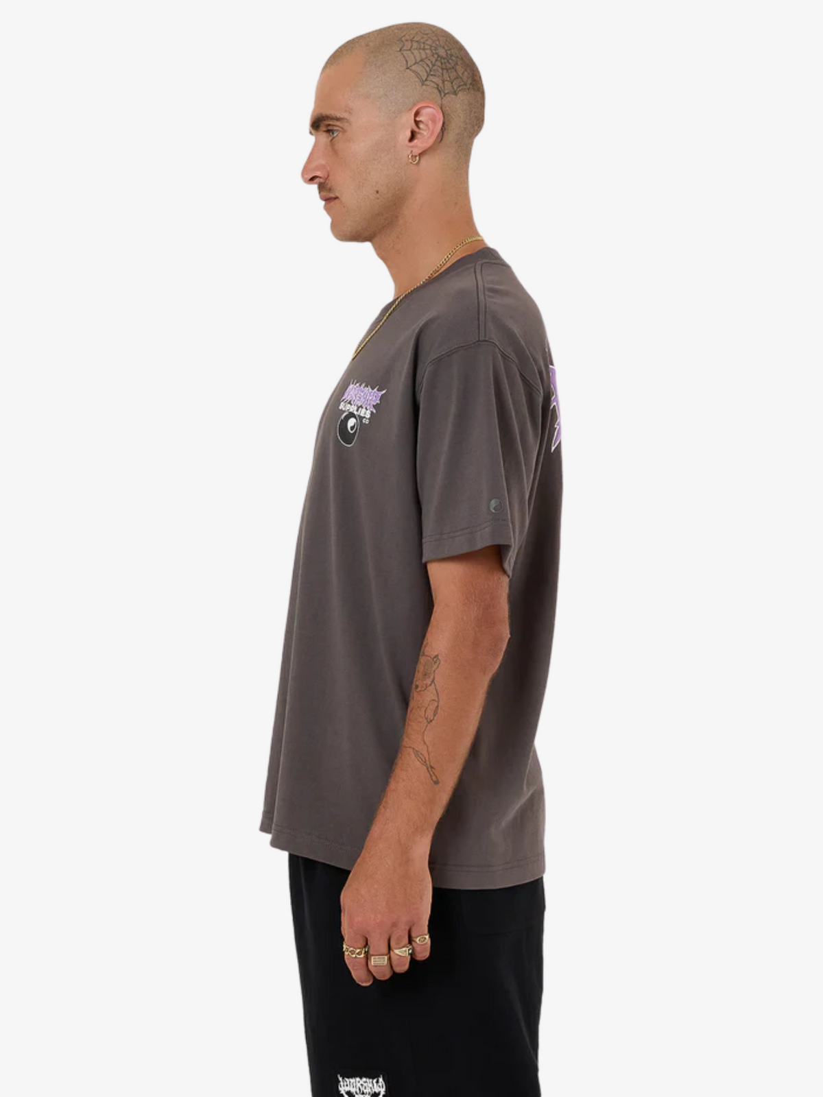 Worship Lonfg Time T | Worn Black