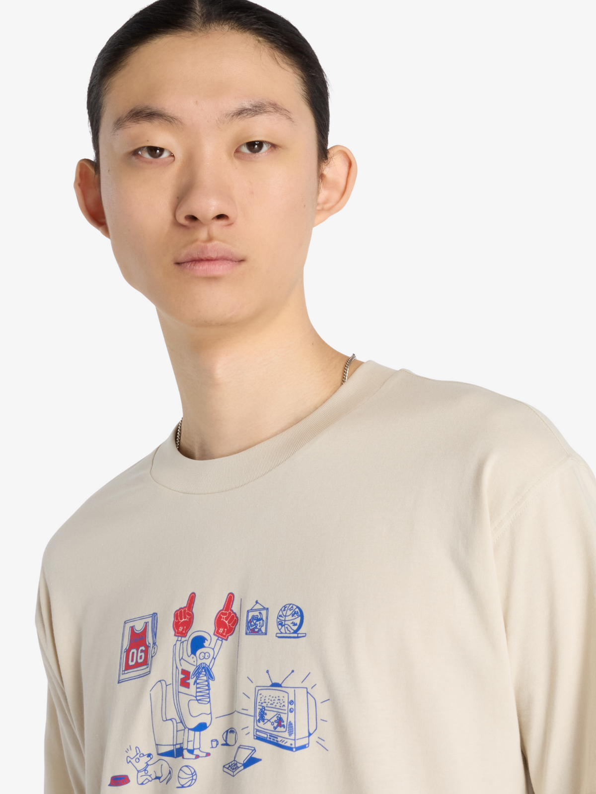 New Balance Newbie Fan T-Shirt | Timberwolf