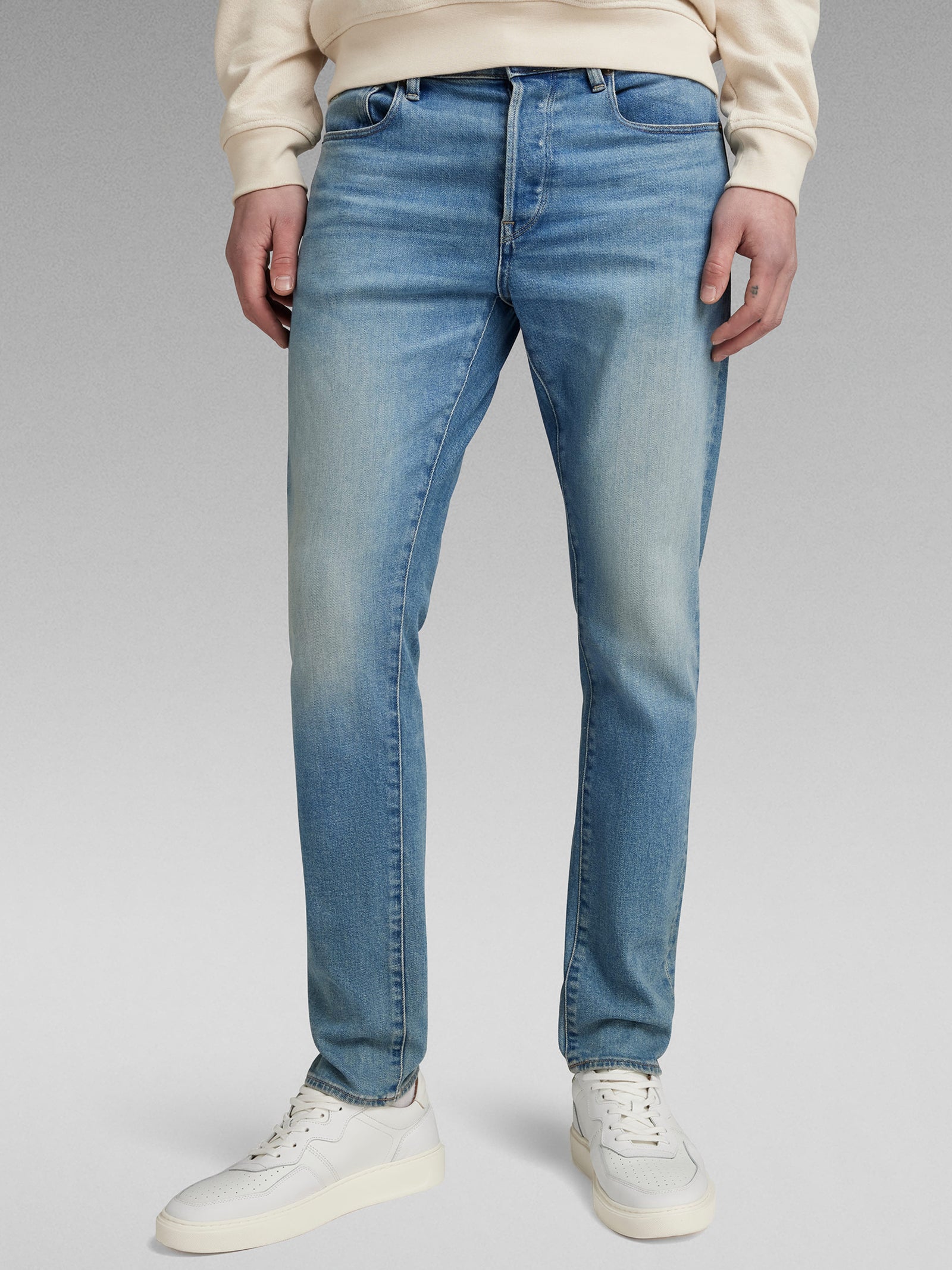 G-Star 3301 Slim Jean Sun Faded Waterside Glue Store