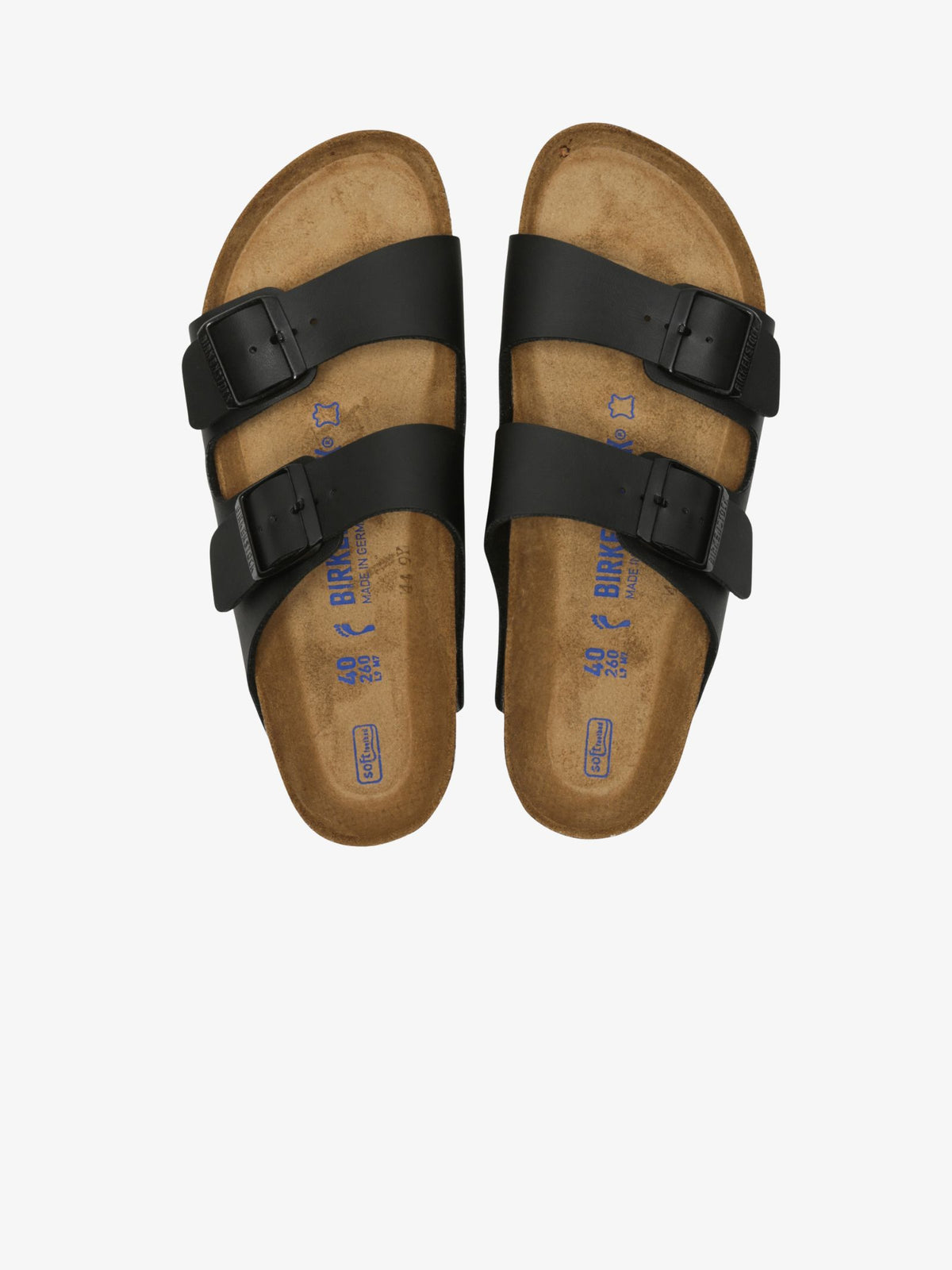 Birkenstock Unisex Arizona Two-Strap Soft Footbed Sandals | Black