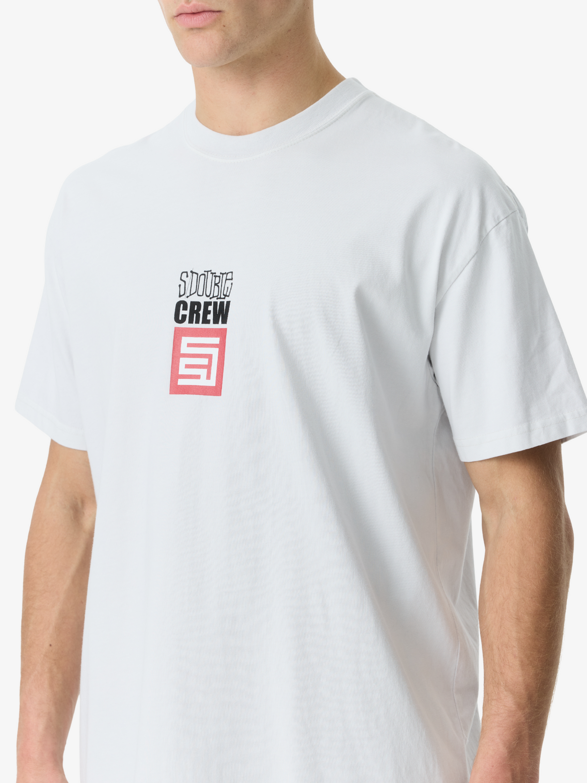 S-Double Crew Short Sleeve Tee | PIG SILVER