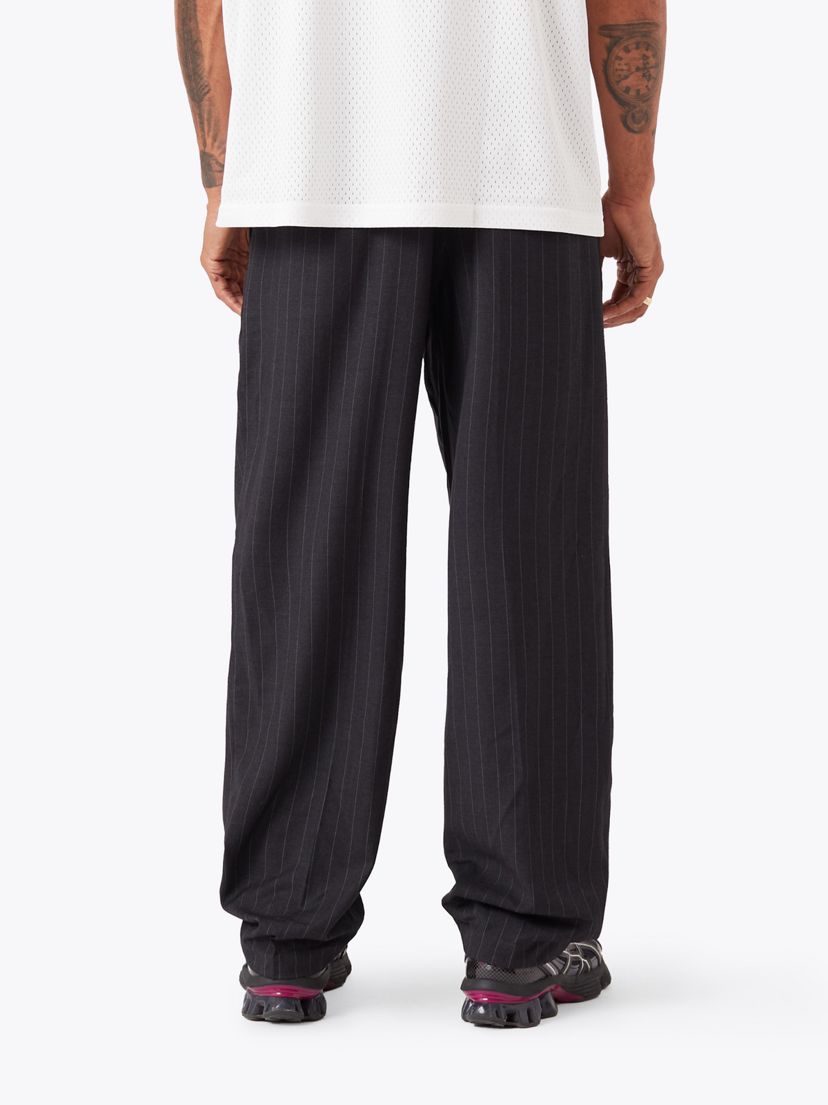 Zanerobe Pinstripe Flow Pant | Black
