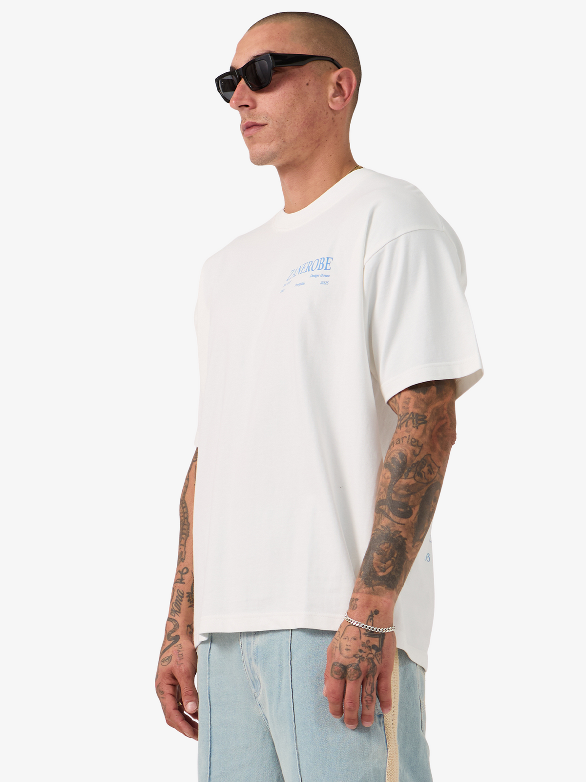 Zanerobe Ceramic Box Tee | Vintage White