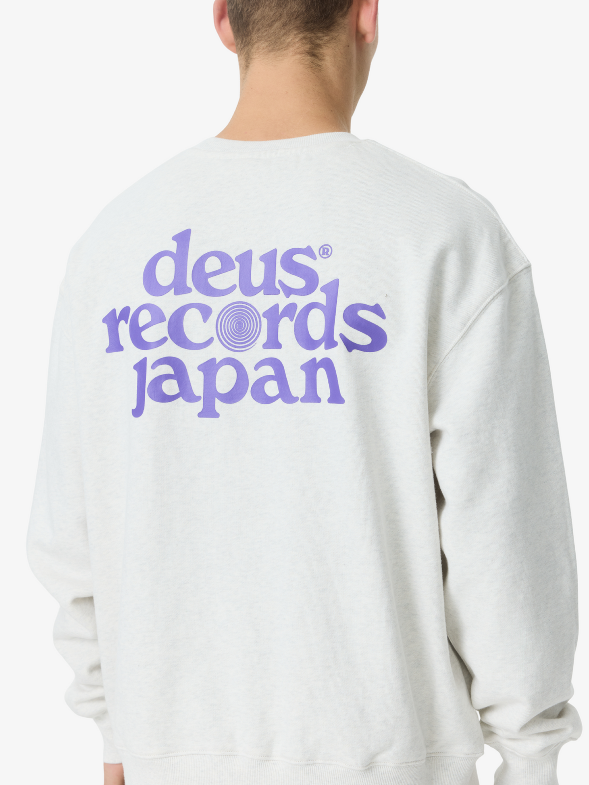 Deus Strata Crew | Light Grey Marle
