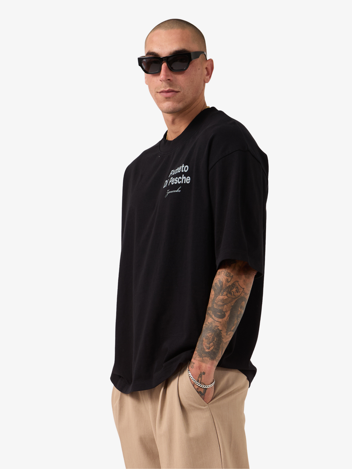 Zanerobe Pesche Flow Tee | Black