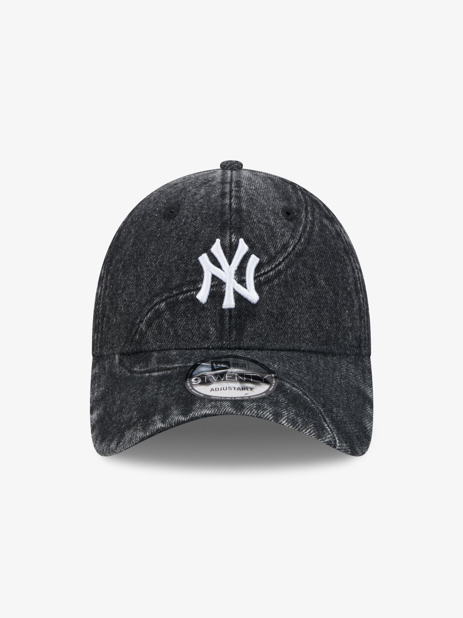New Era 9TWENTY Denim Curve NY Yankees Cap Black Denim