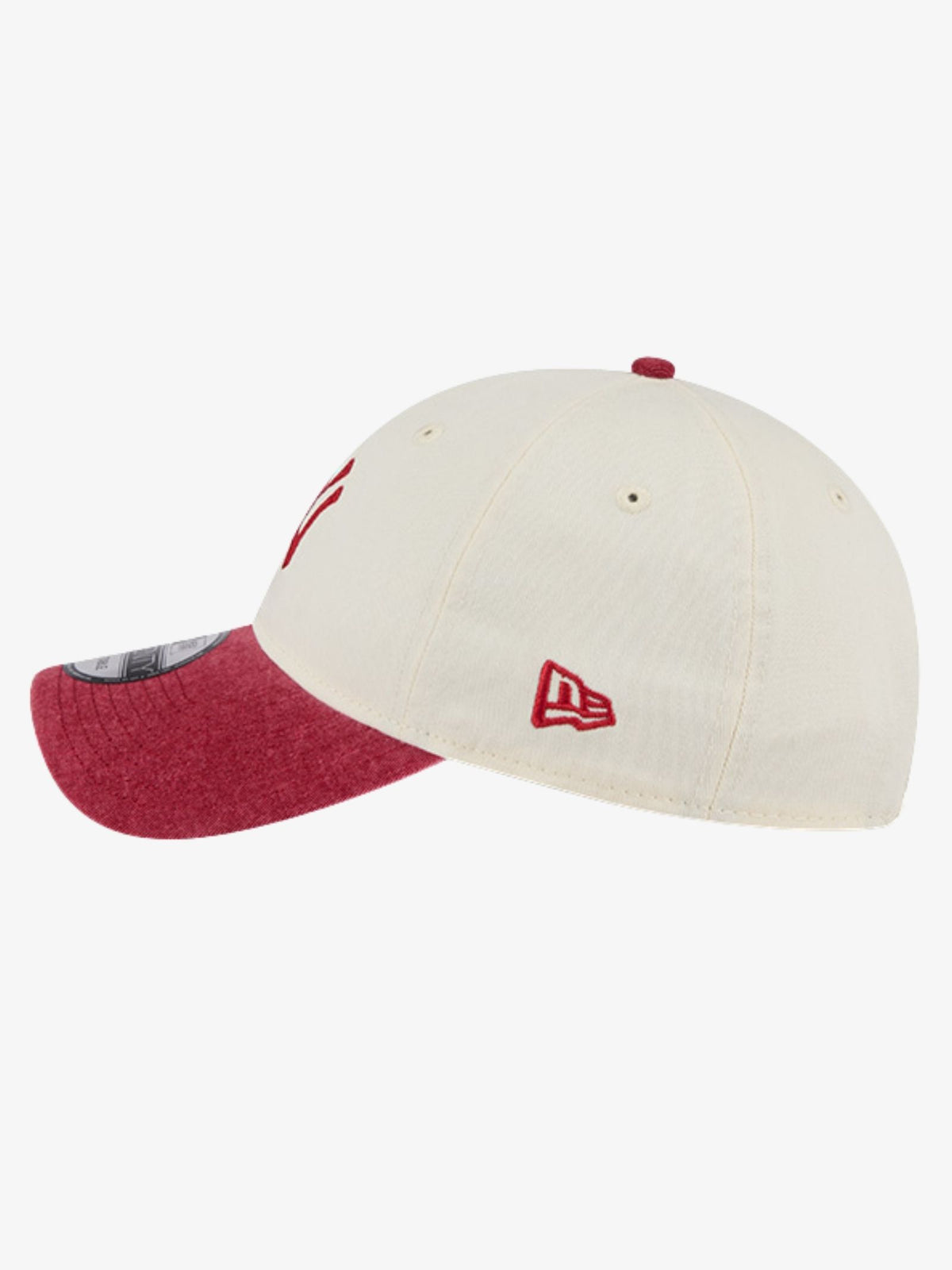 New Era 9TWENTY 2Tone Snow Wash NY Yankees Cap | Dark Red