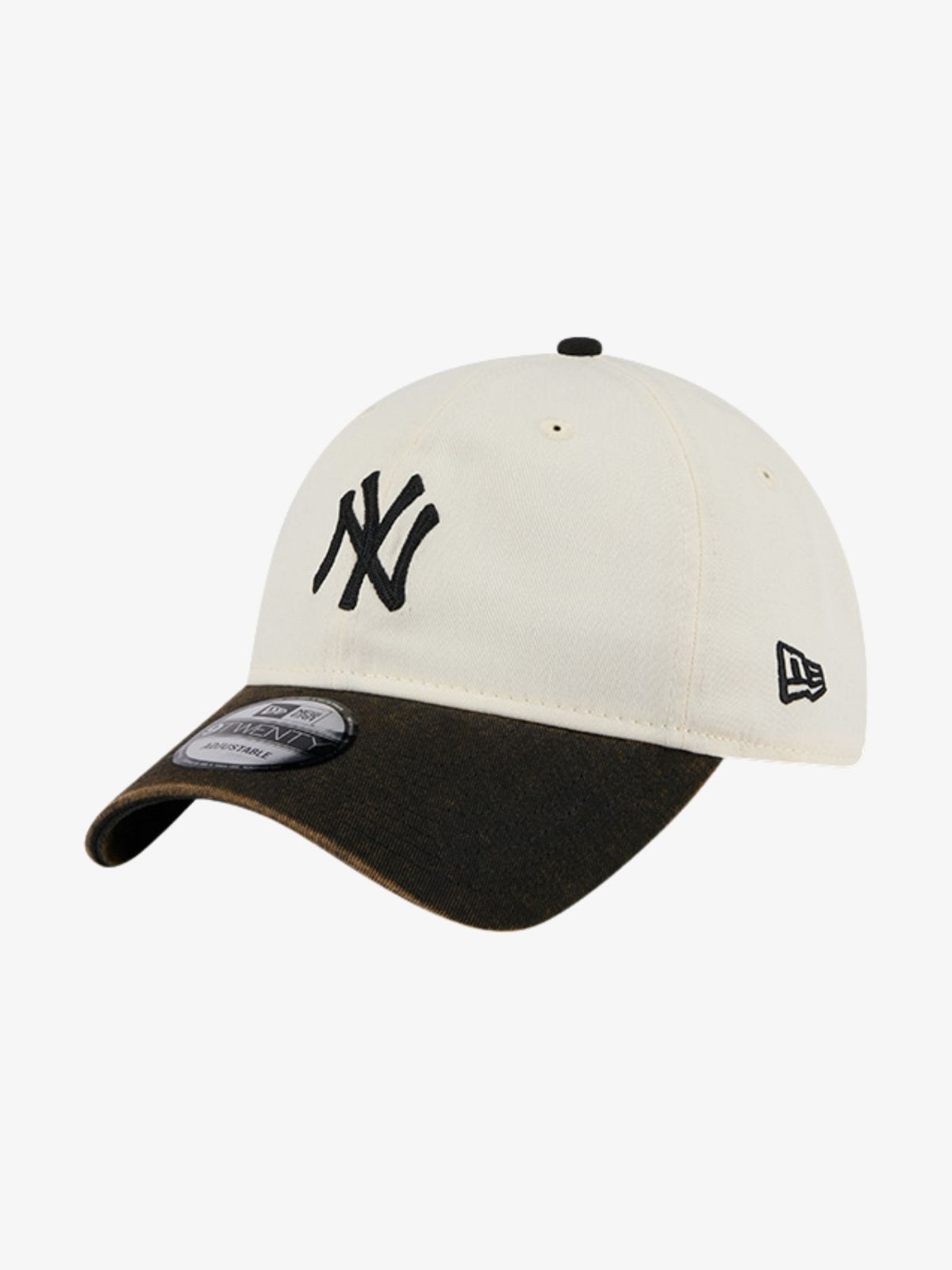New Era 9TWENTY 2Tone Snow Wash NY Yankees Cap | Black