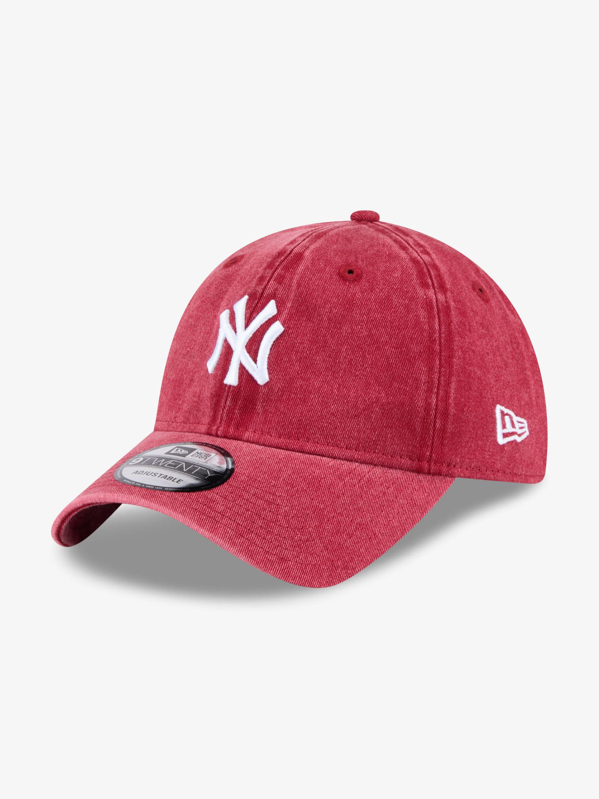 New Era 9TWENTY Snow Wash NY Yankees HRD Cap | Dark Red