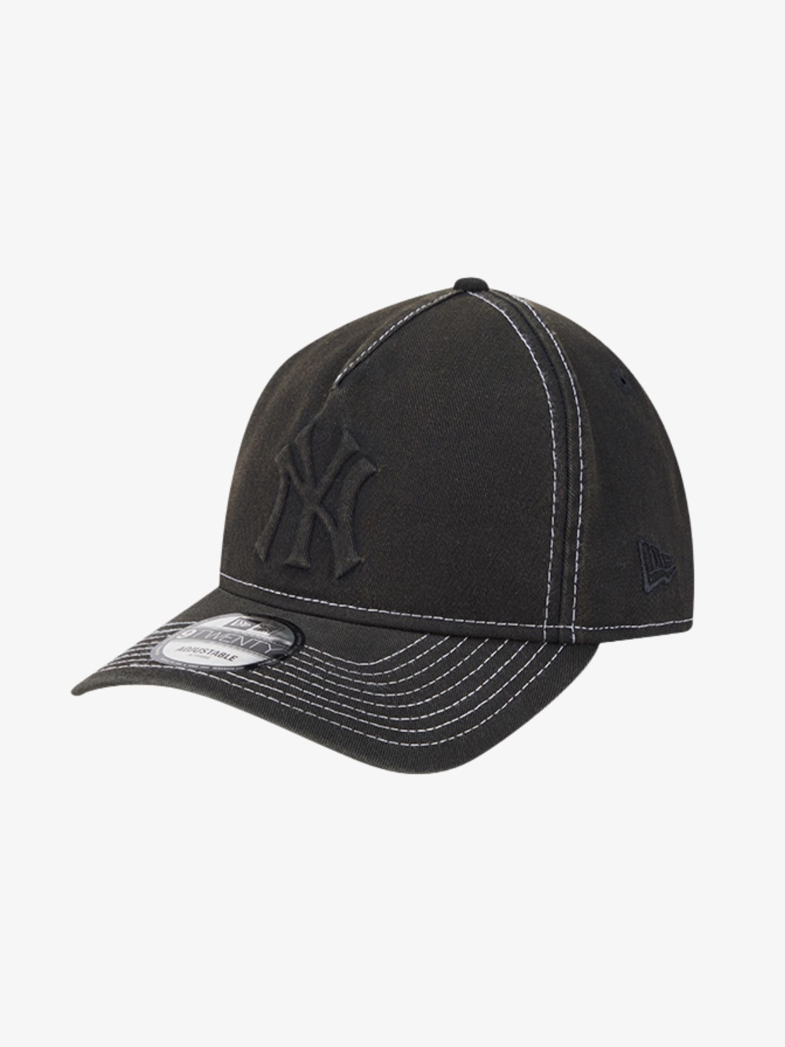 New Era 9TWENTY A-Frame Washed & Embossed Cap Black