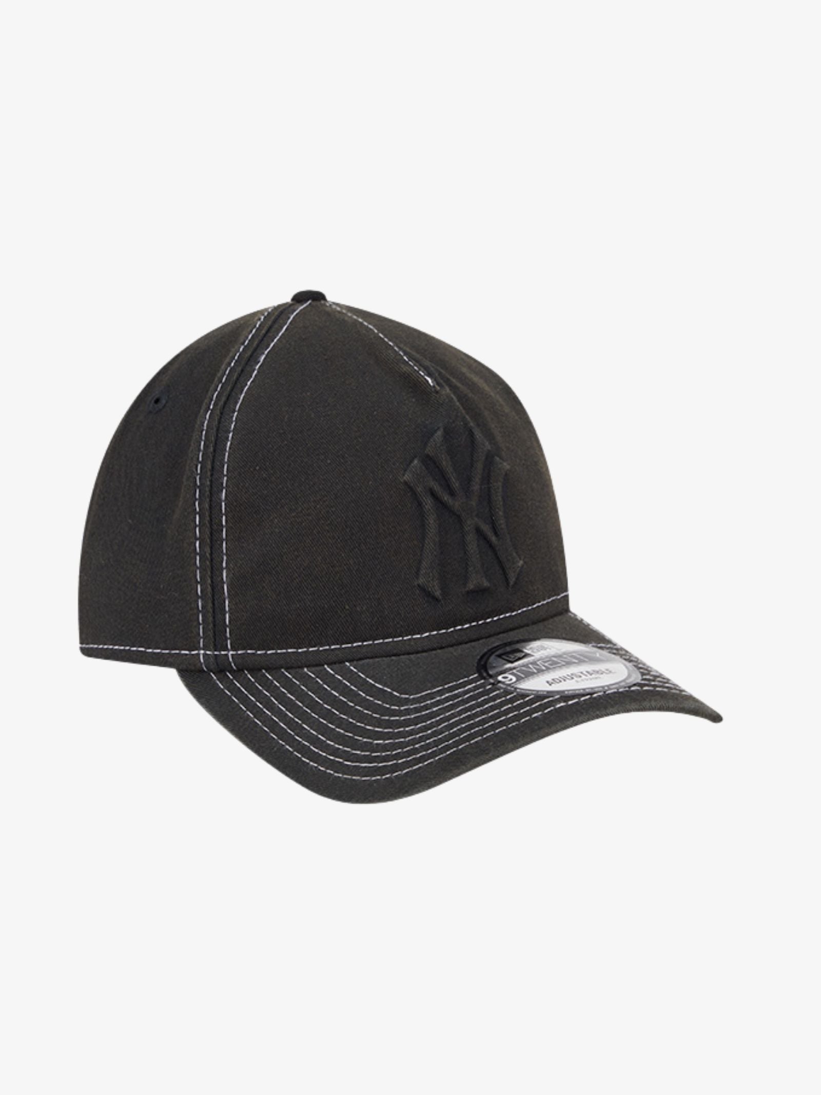 New Era 9TWENTY A-Frame Washed & Embossed Cap Black