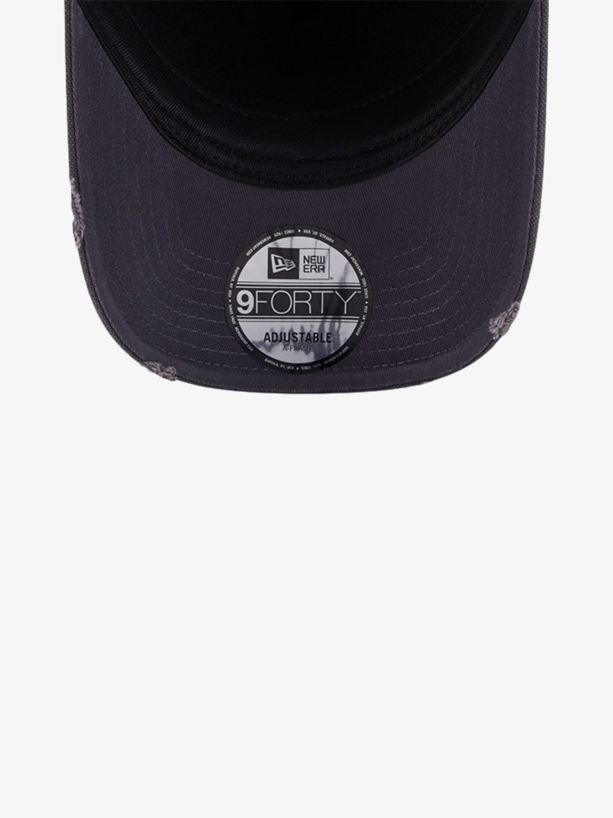 New Era 9FORTY AF Oversize Distressed Cap | Graphite