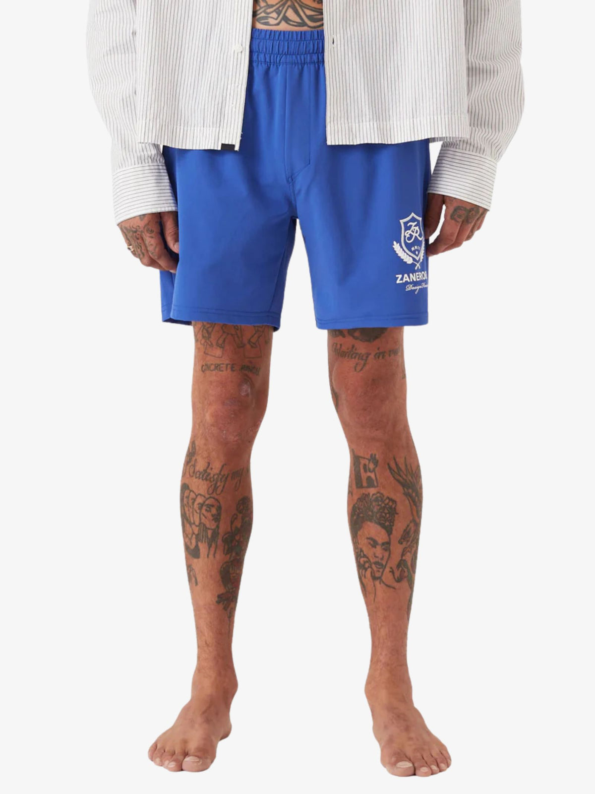 Zanerobe Crest Balmoral Beach Shorts | Cobalt Blue