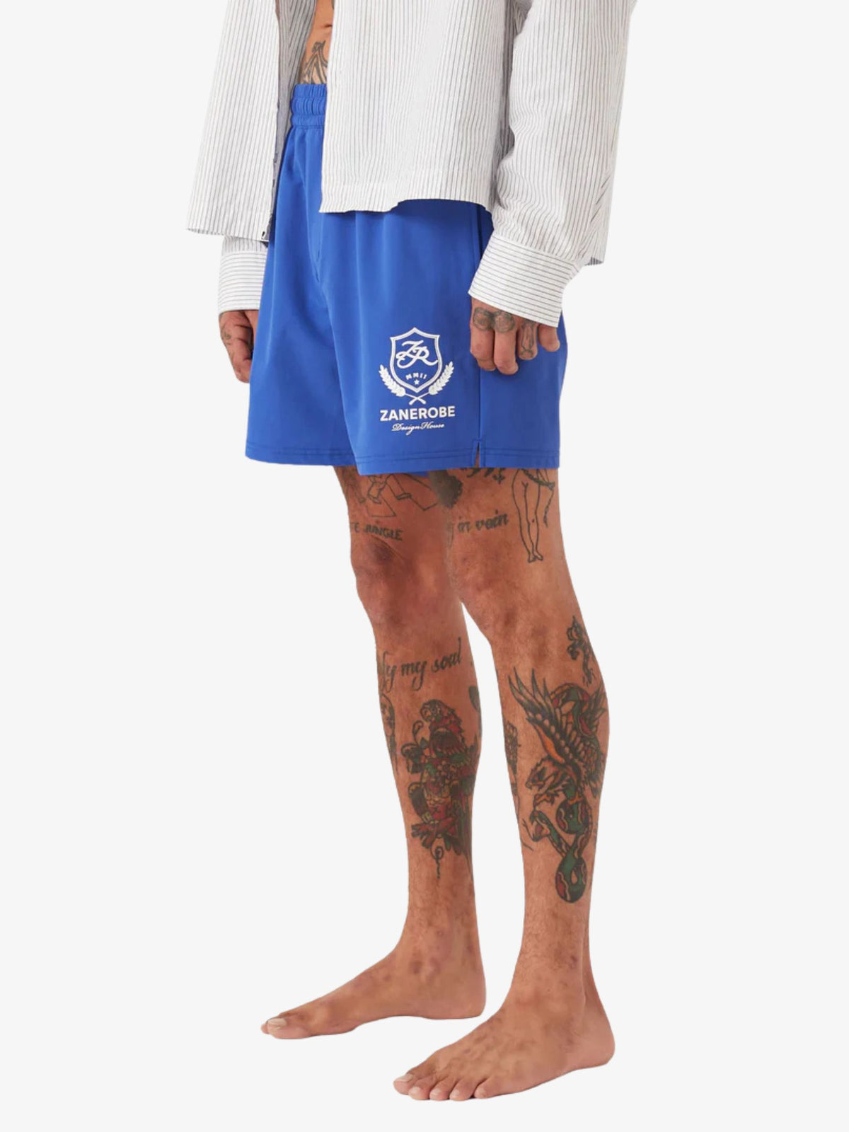 Zanerobe Crest Balmoral Beach Shorts | Cobalt Blue