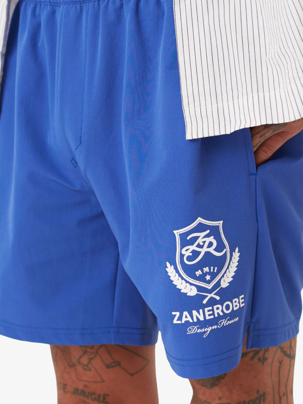 Zanerobe Crest Balmoral Beach Shorts | Cobalt Blue