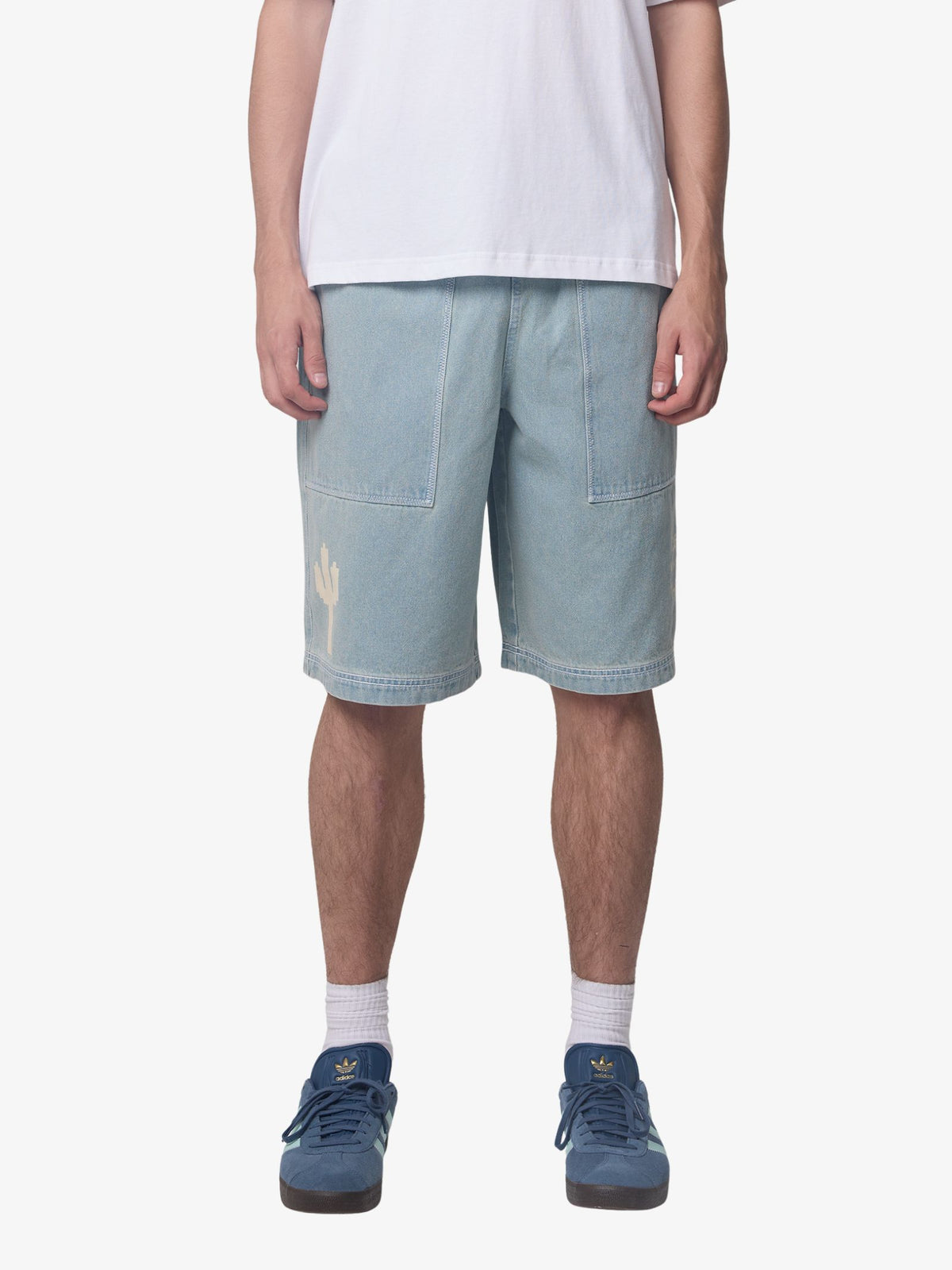 Zanerobe Design House Denim Shorts | Lt Blue