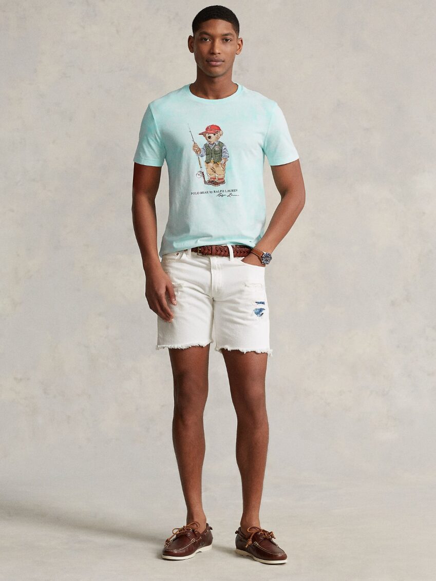 Tie Dye Fishing Bear