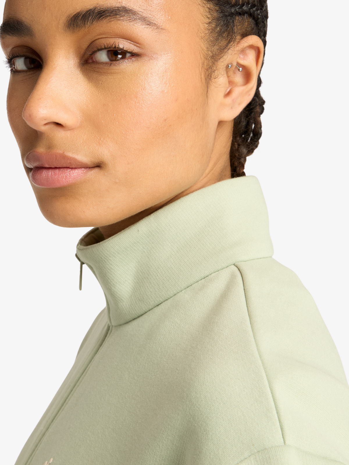 New Balance Linear Heritage Fleece Half Zip | Garter Snake