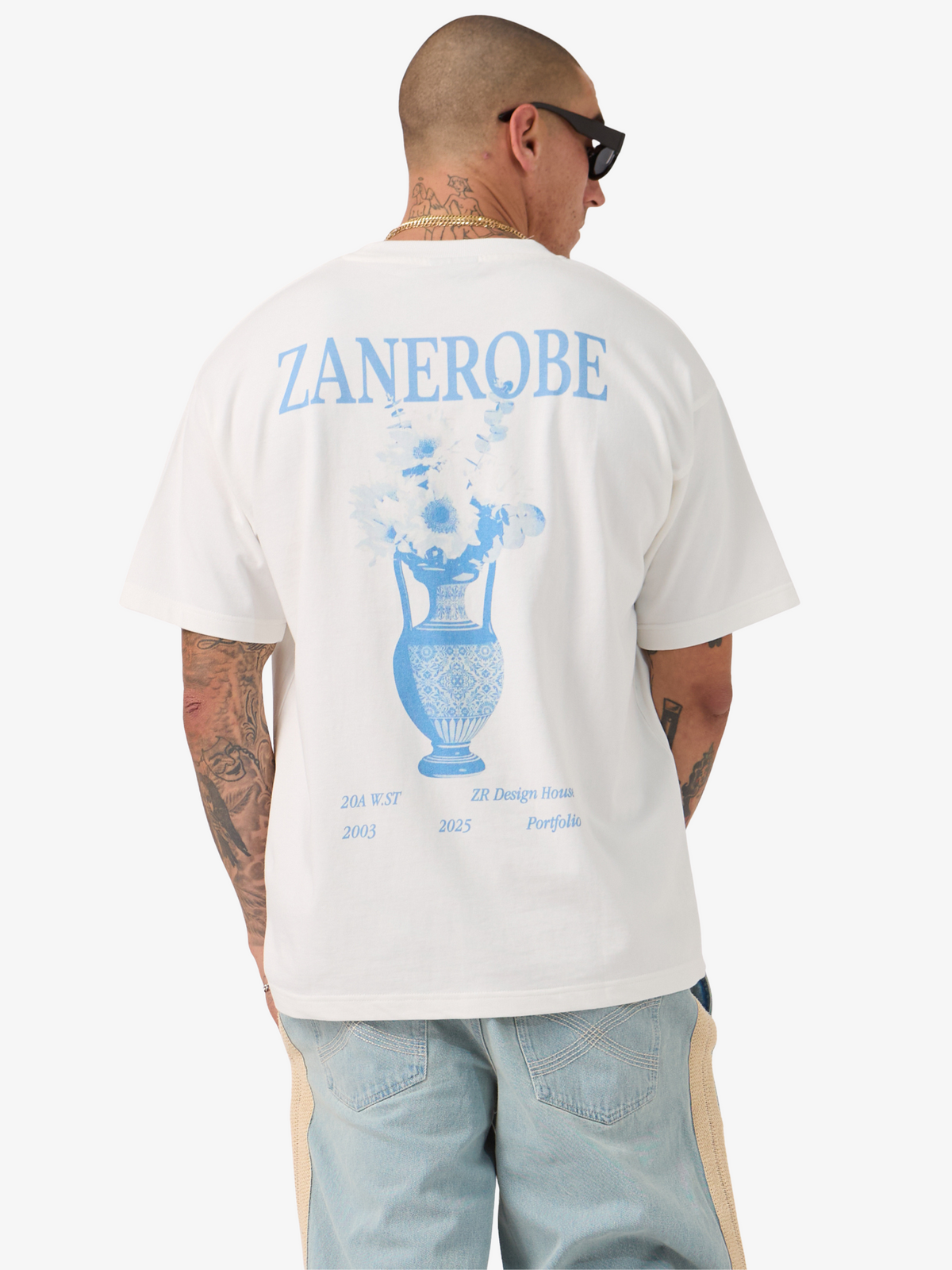 Zanerobe Ceramic Box Tee | Vintage White