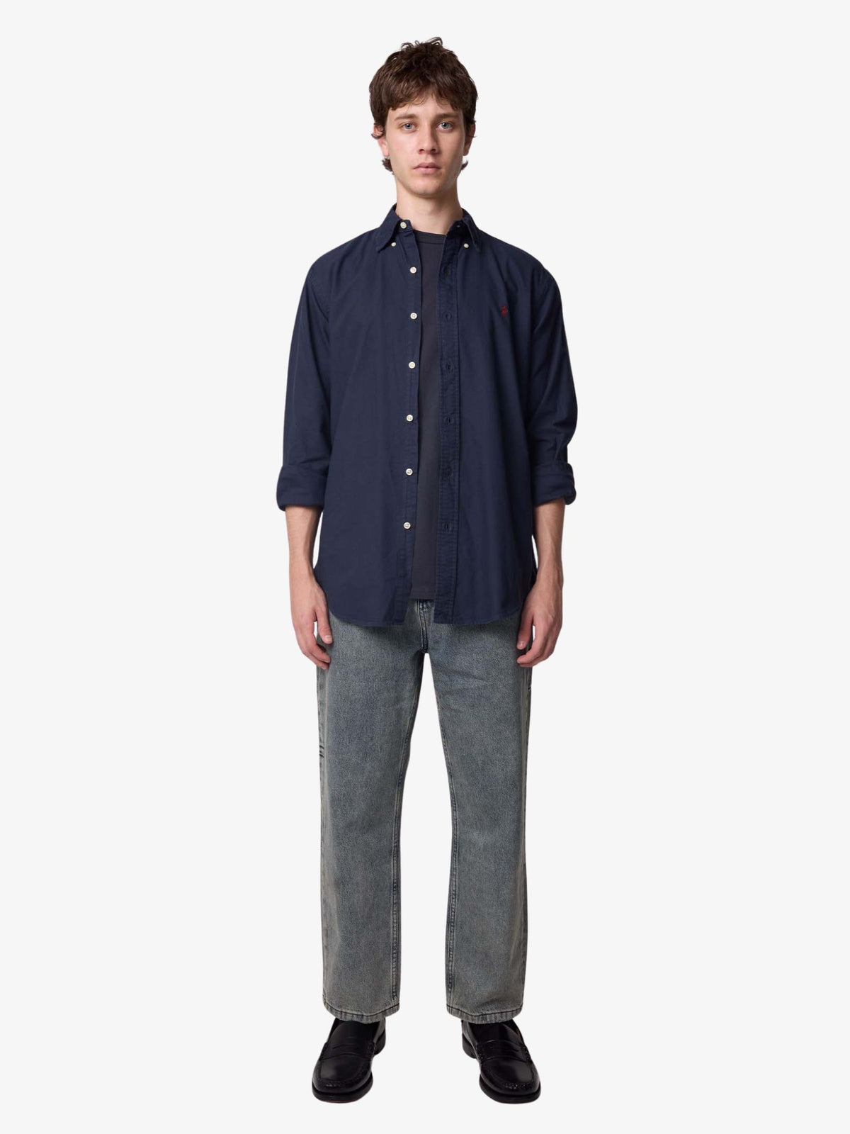Polo Ralph Lauren Standard Fit Button Up Shirt | Navy