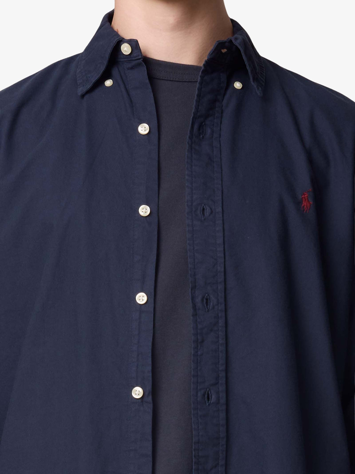 Polo Ralph Lauren Standard Fit Button Up Shirt | Navy