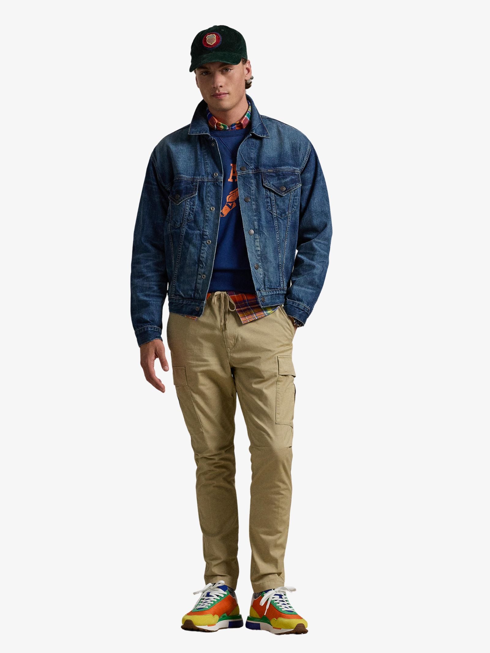 Stretch Slim Fit Twill Cargo Pants