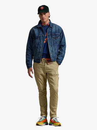 Stretch Slim Fit Twill Cargo Pants