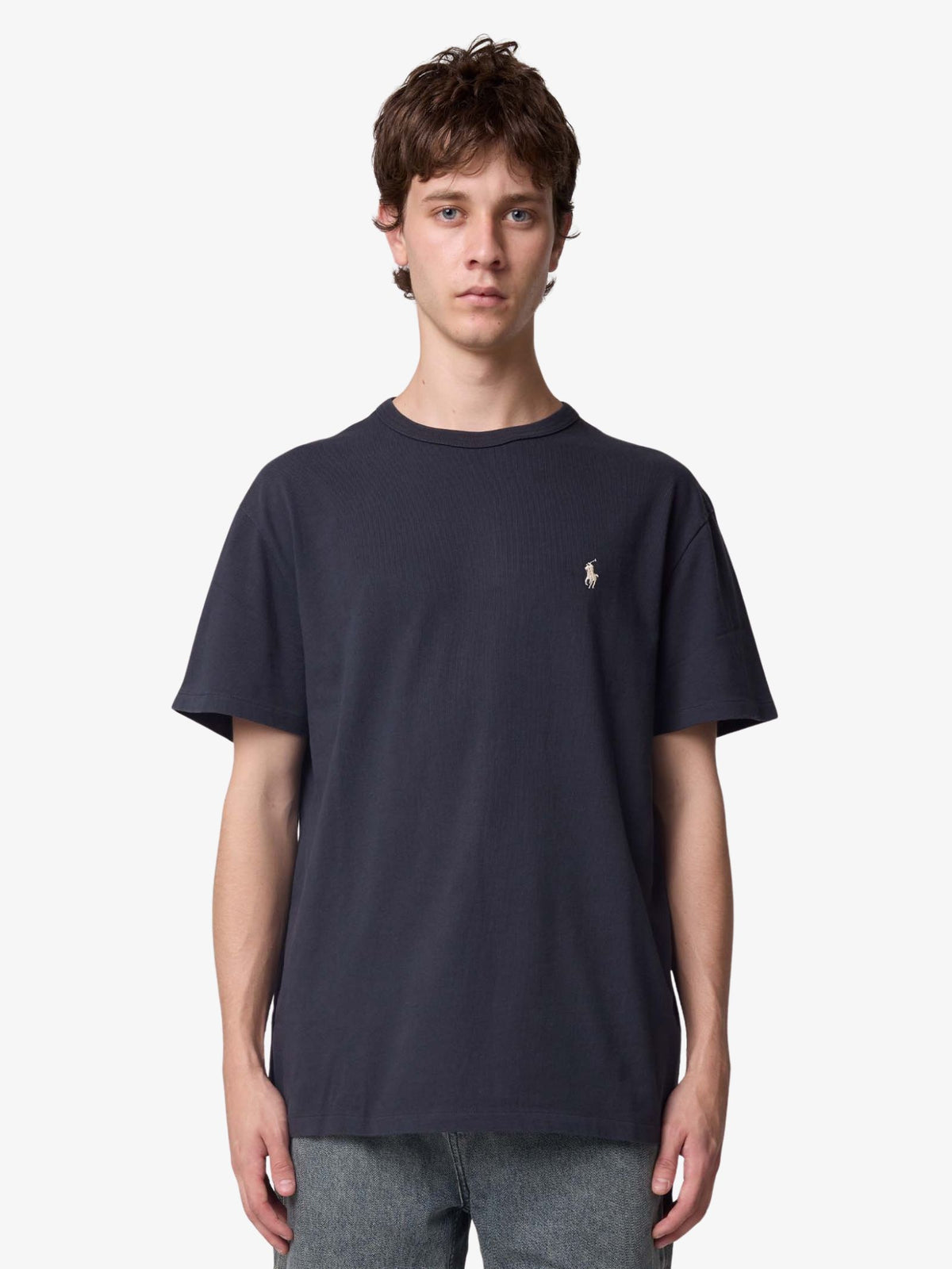 Polo Ralph Lauren Classic Fit Jersey Crewneck T-Shirt | Faded Black