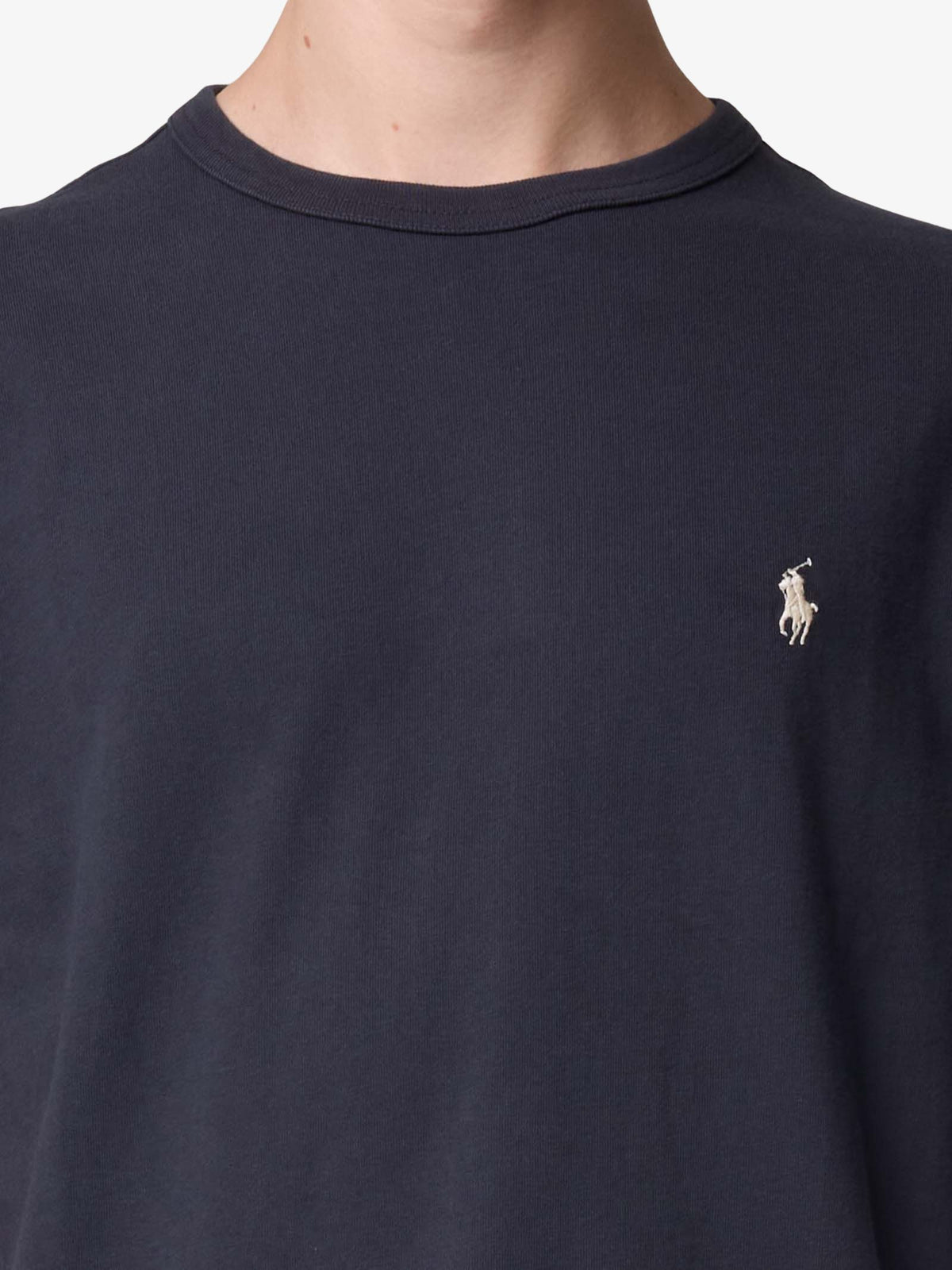 Polo Ralph Lauren Classic Fit Jersey Crewneck T-Shirt | Faded Black