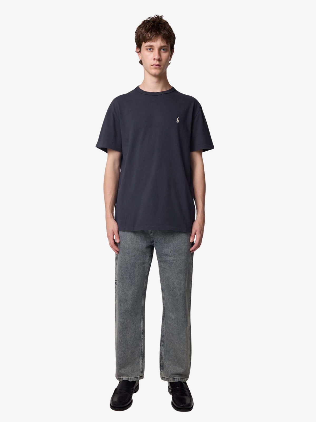 Polo Ralph Lauren Classic Fit Jersey Crewneck T-Shirt | Faded Black