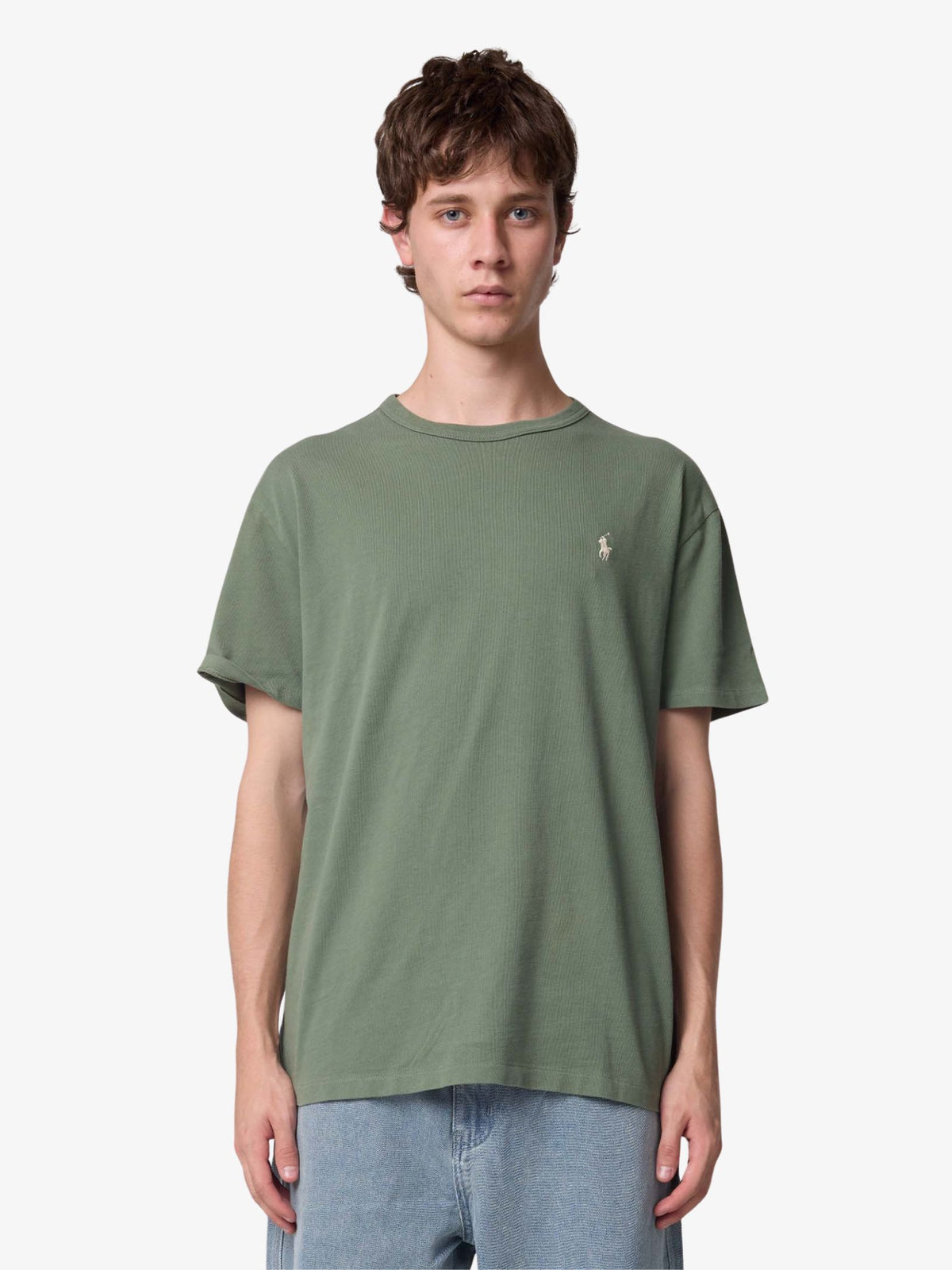 Polo Ralph Lauren Classic Fit Jersey Crewneck T-Shirt | Cargo Green