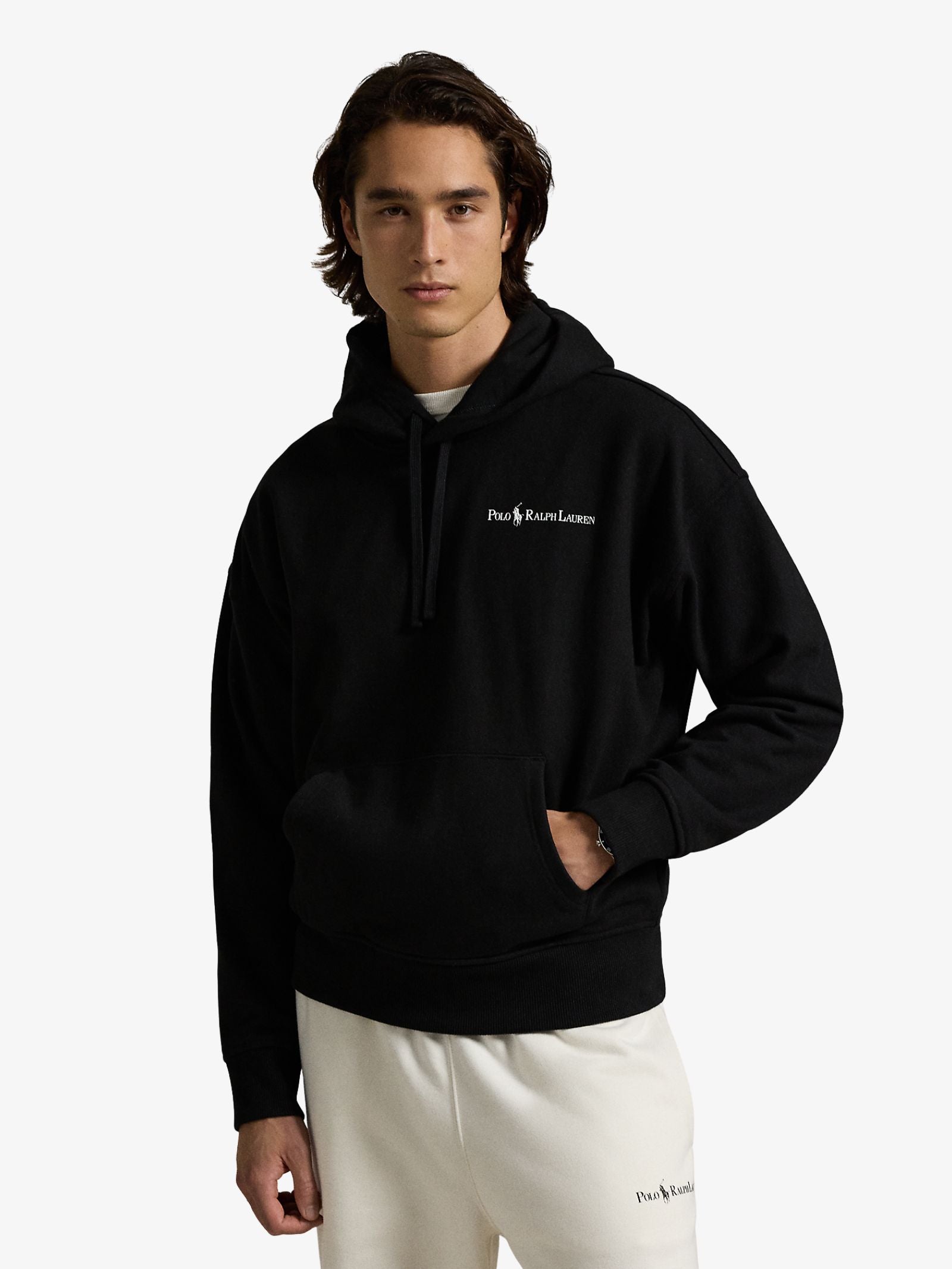 The Relaxed Fit Logo Fleece Hoodie