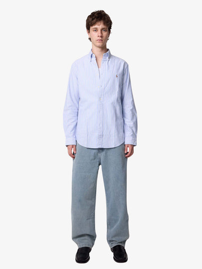 Classic Fit Striped Oxford Shirt