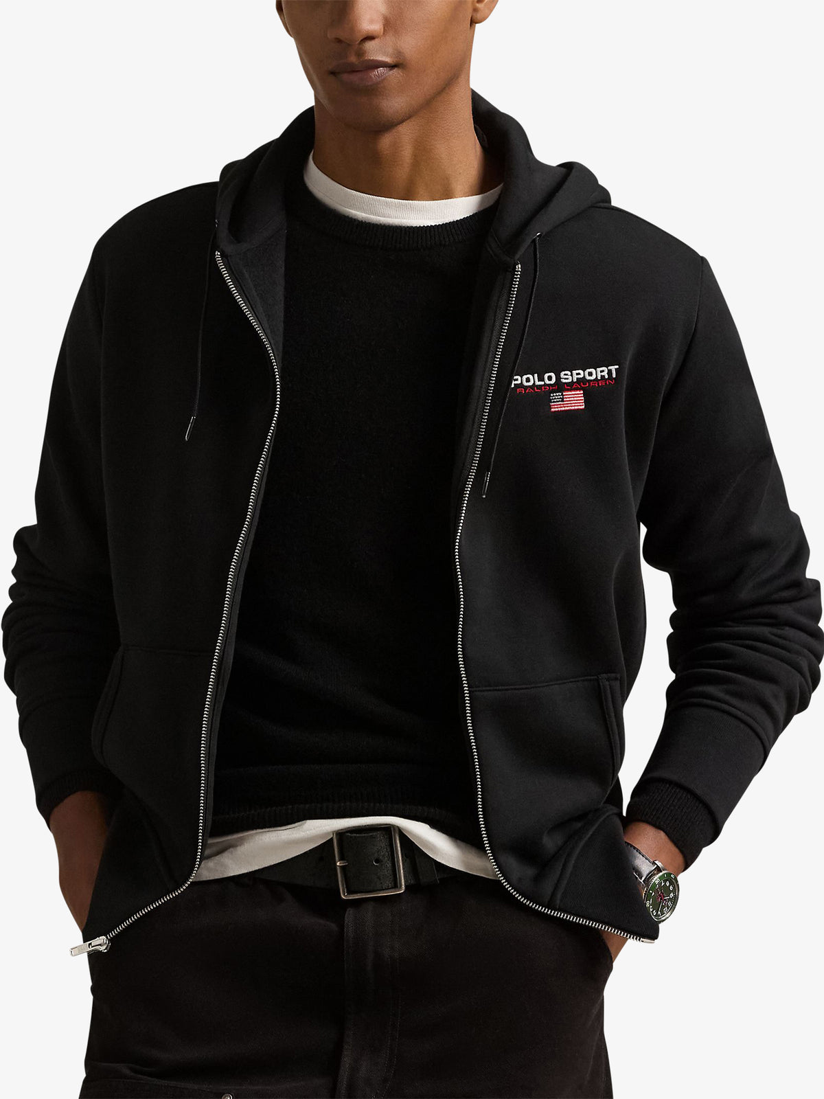 Polo Ralph Lauren Polo Sport Zip Hood | Polo Black/White