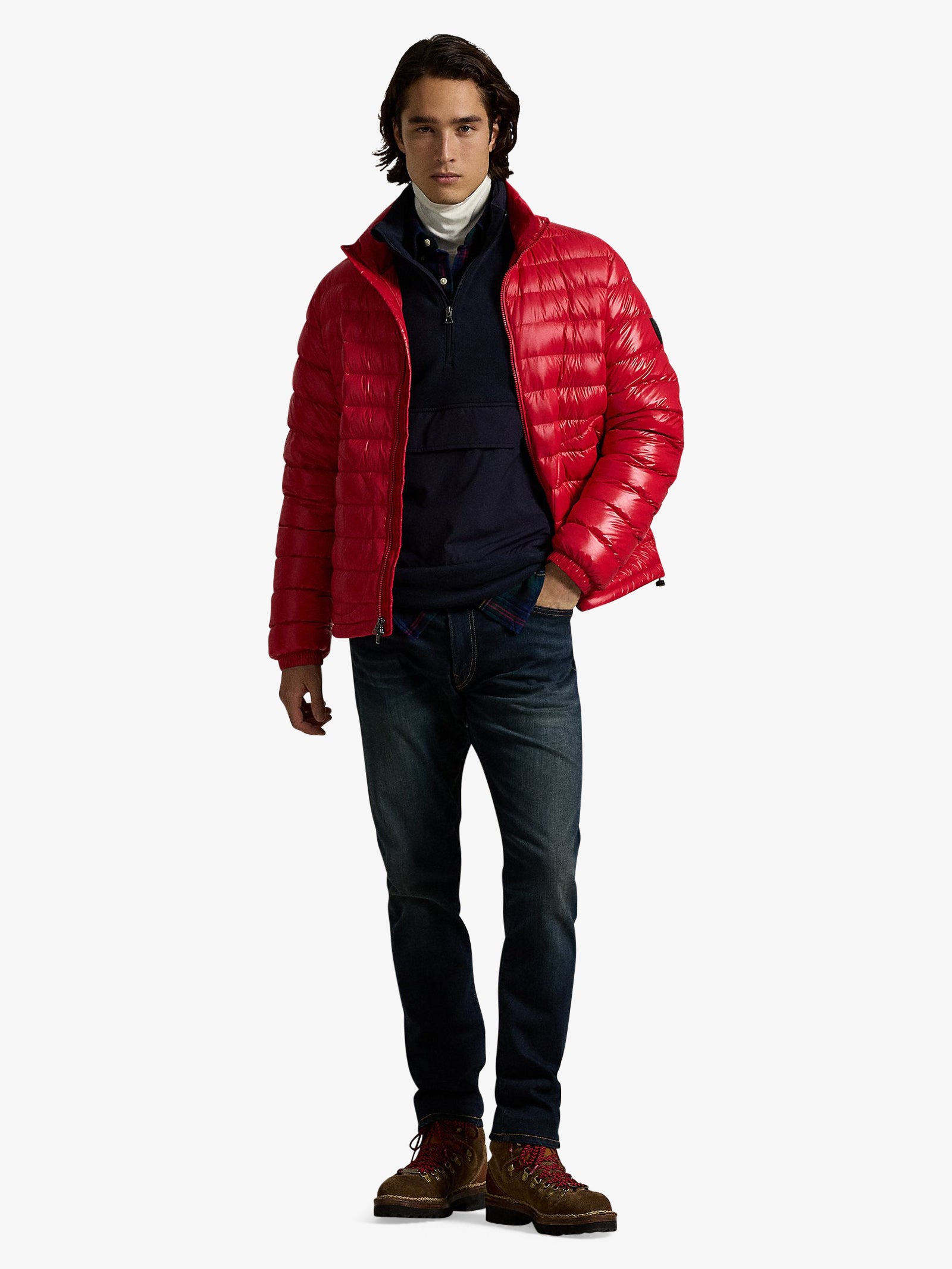 RL Navy Poly Fleece Bear Sweatshirt