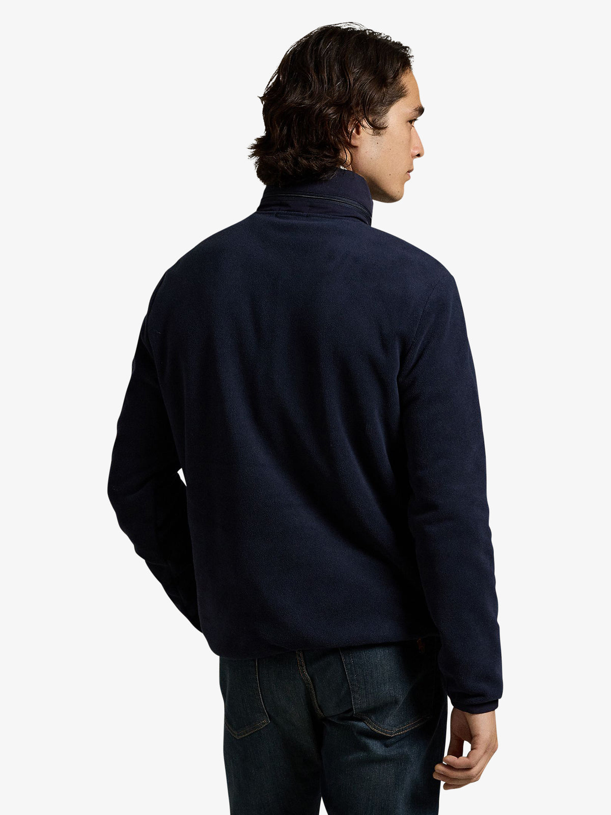 Polo Ralph Lauren RL Navy Poly Fleece Bear Sweatshirt | Rl Navy