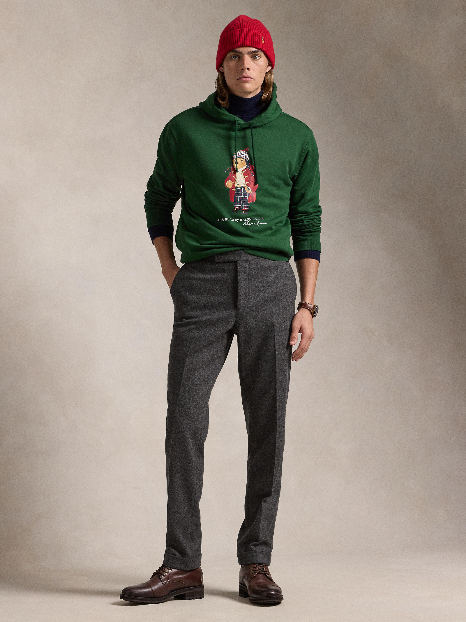 Arctic Holiday Bear Hoody