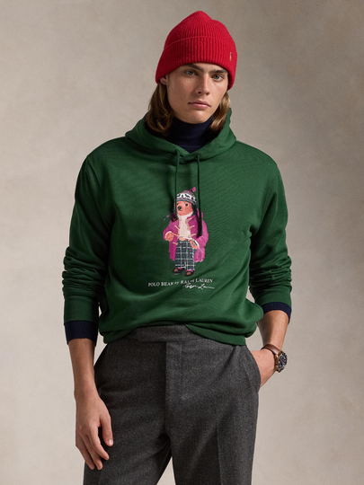 Arctic Holiday Bear Hoody