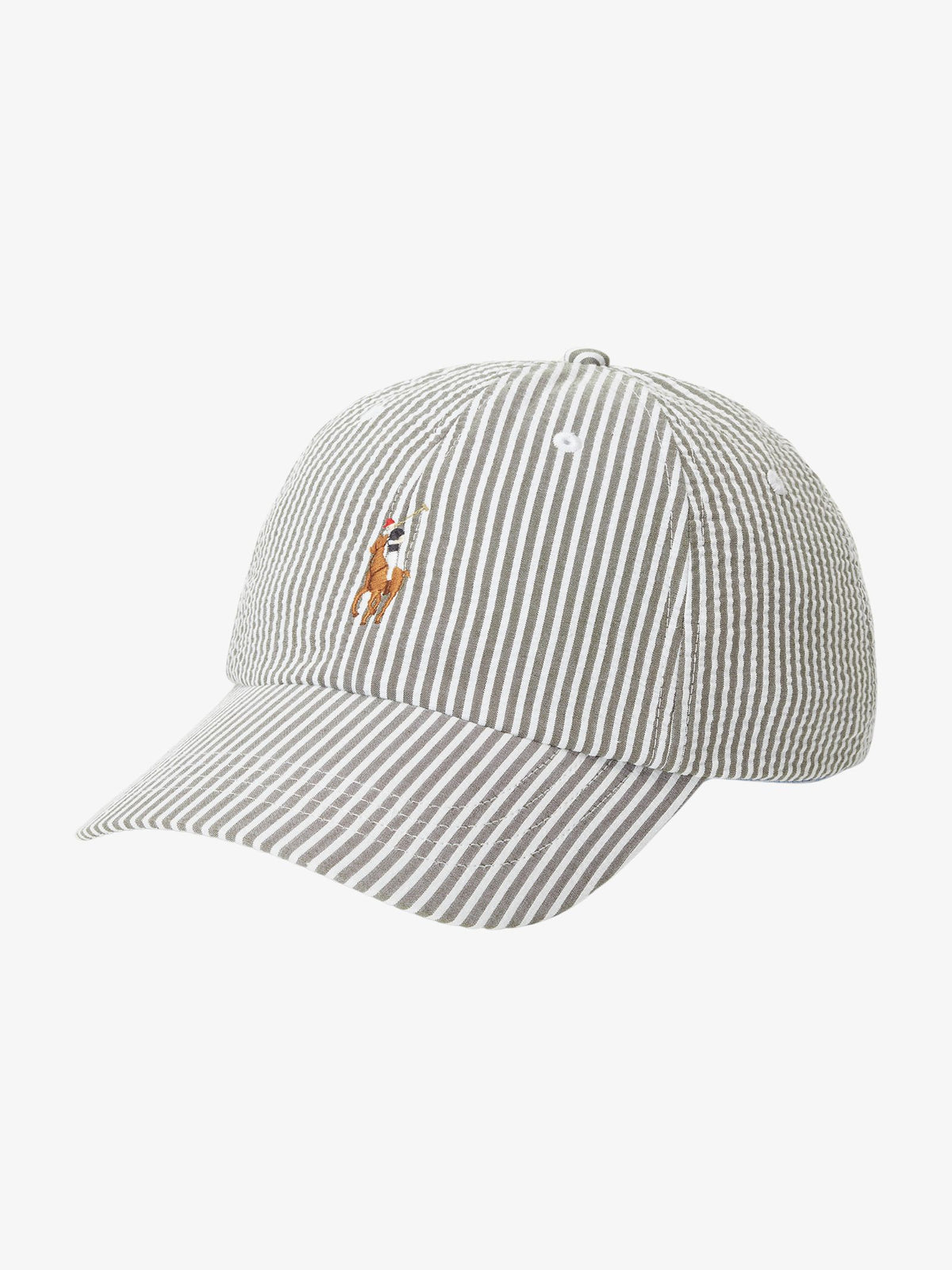 Polo Ralph Lauren Seersucker Ball Cap | New Olive Seersucker