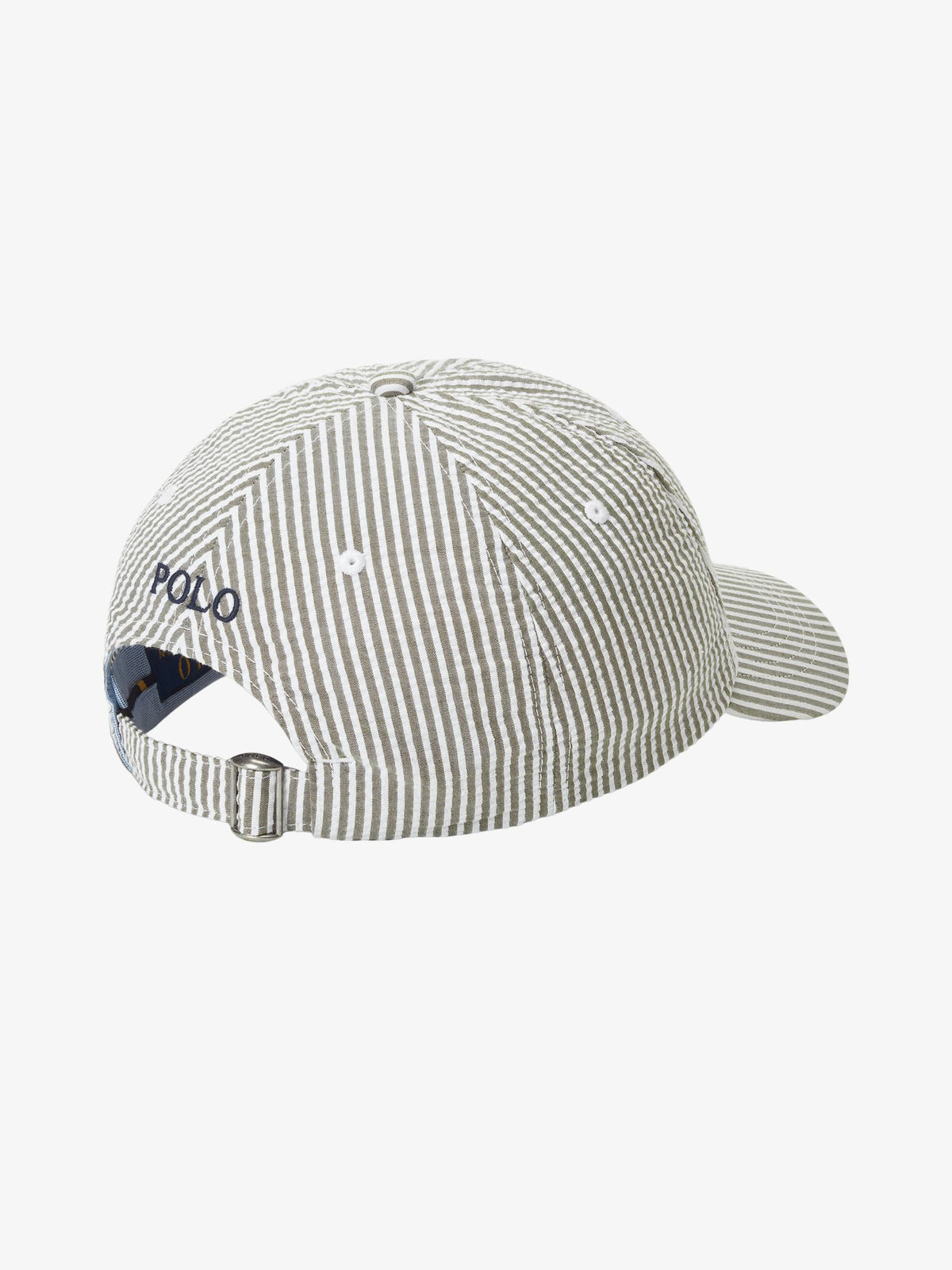 Polo Ralph Lauren Seersucker Ball Cap | New Olive Seersucker