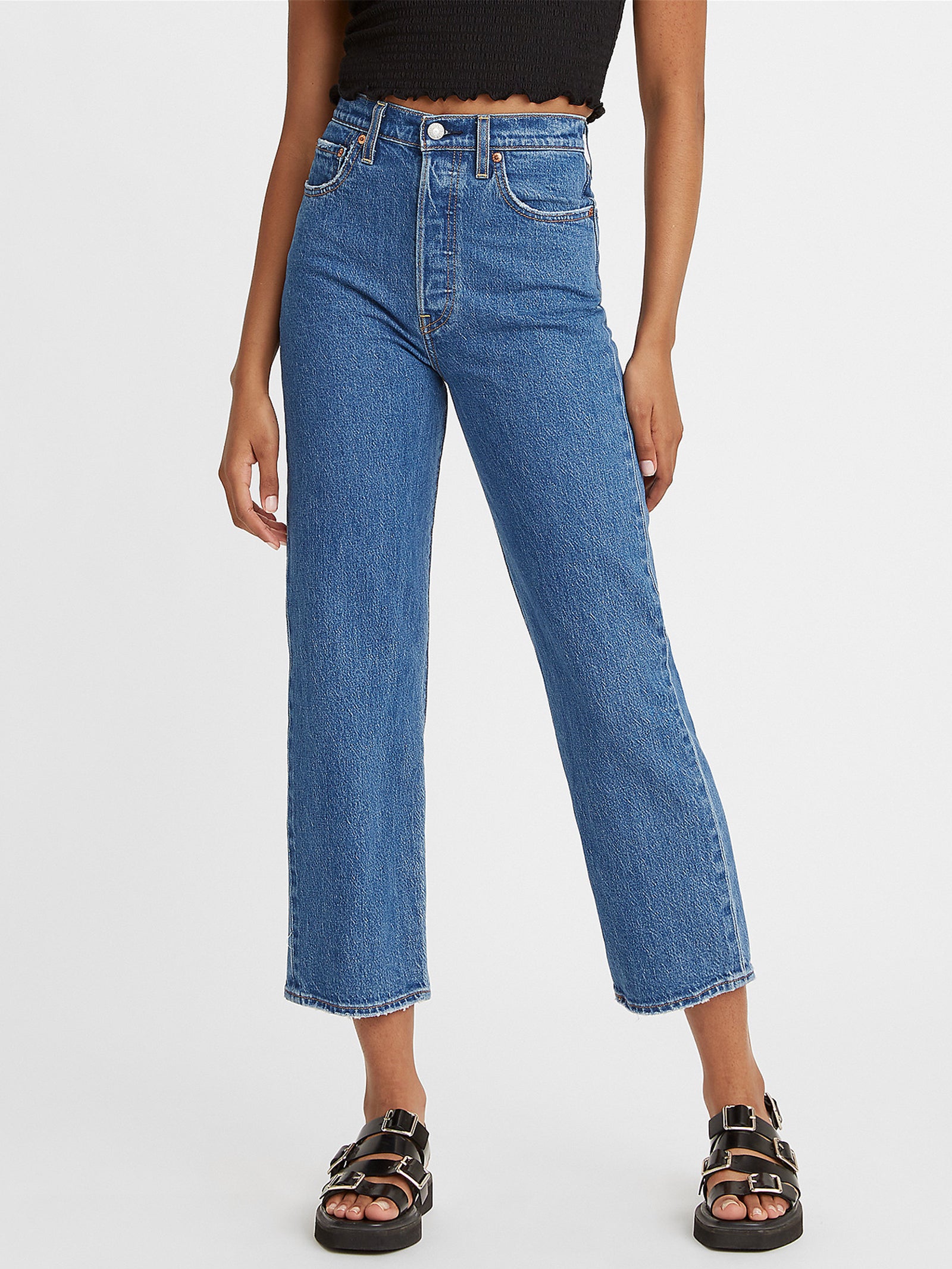 Ribcage Straight Ankle Jean