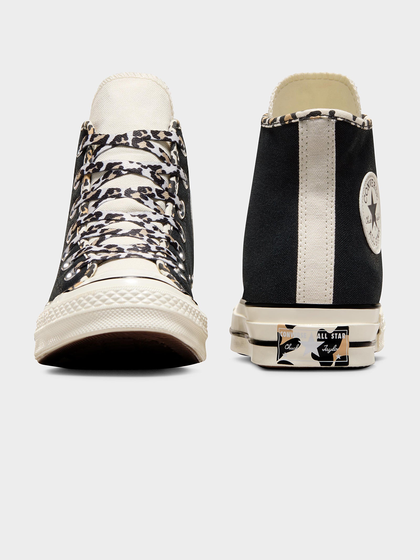 Womens Chuck 70 Leopard Love High Top Sneakers