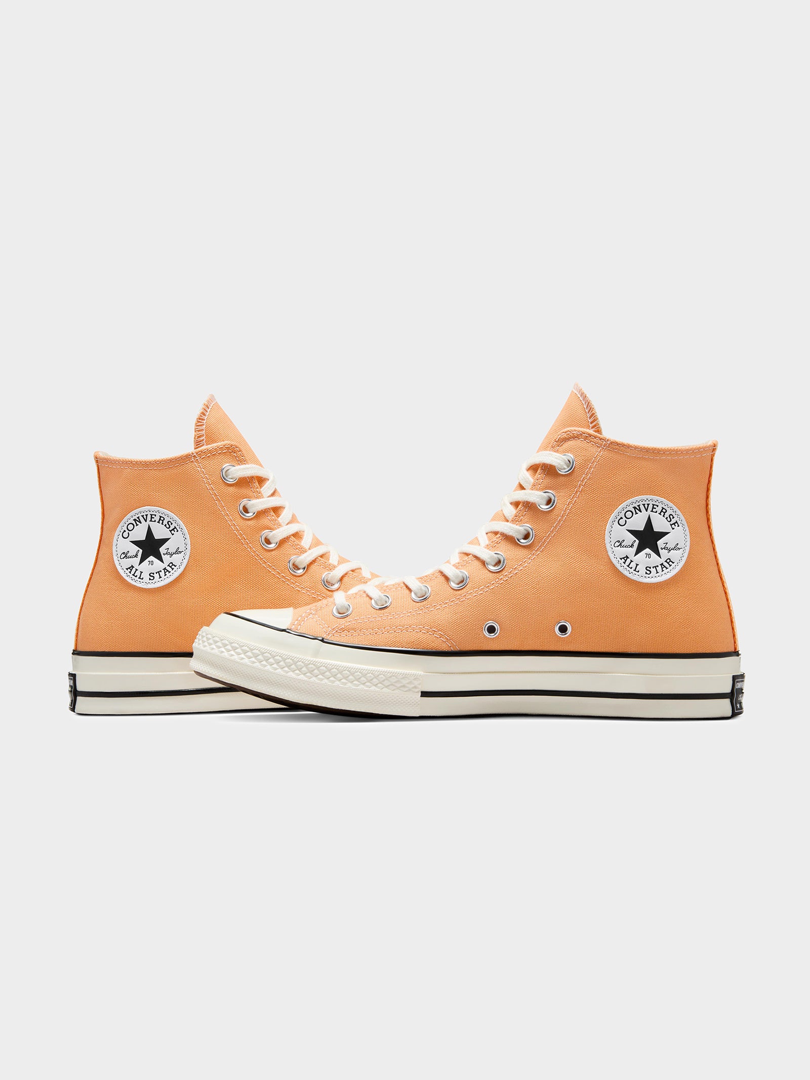 Unisex Converse Chuck 70 Vintage Canvas High Top Sneakers in Tiger Moth