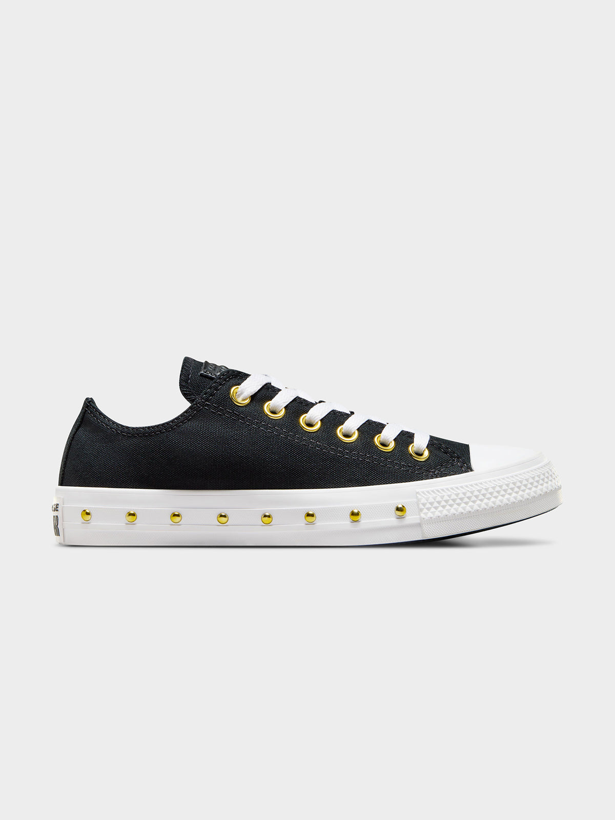 Womens Converse Chuck Taylor All Star Studded Low Top in Black &amp; White