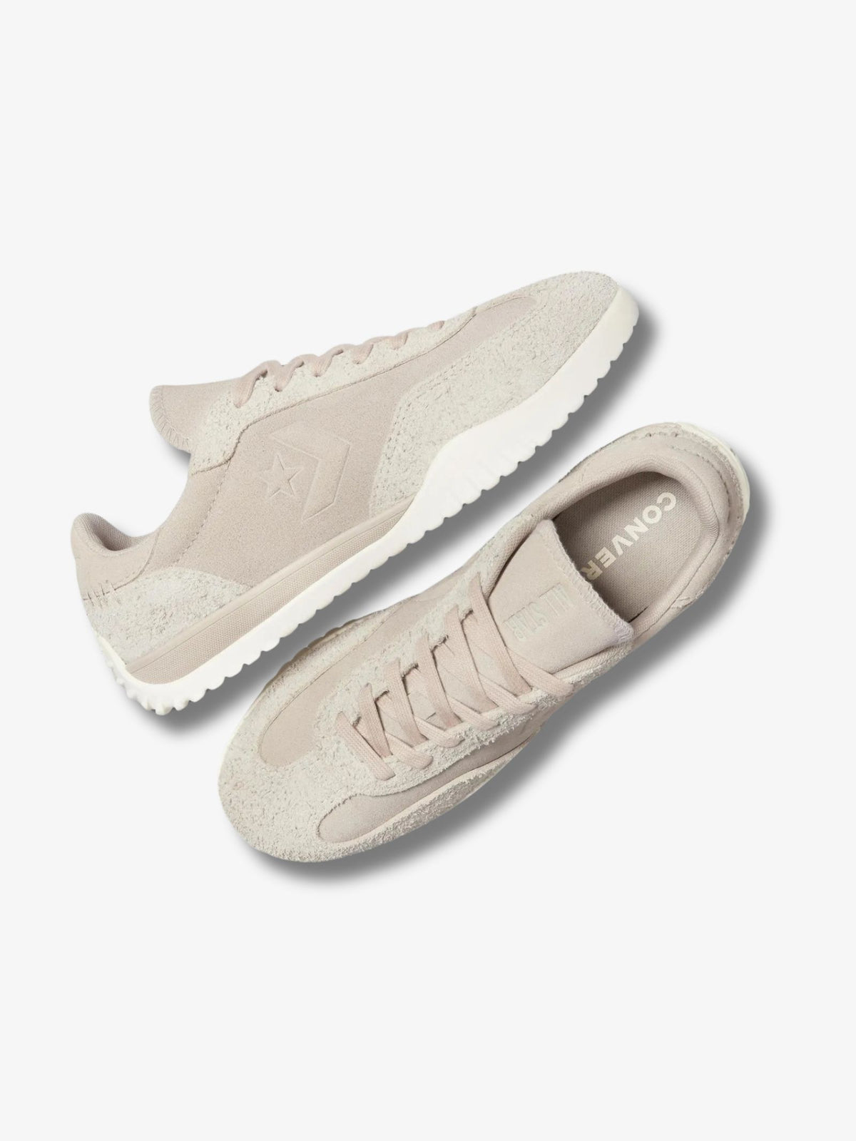 Converse Unisex Run Star Trainer Colorful Suede | Papyrus/Papyrus/Egret