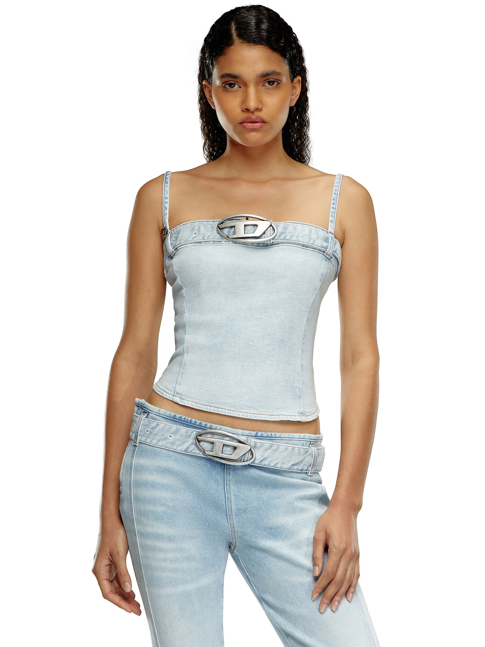 Diesel De-Lucy Tank Top Denim | Glue Store