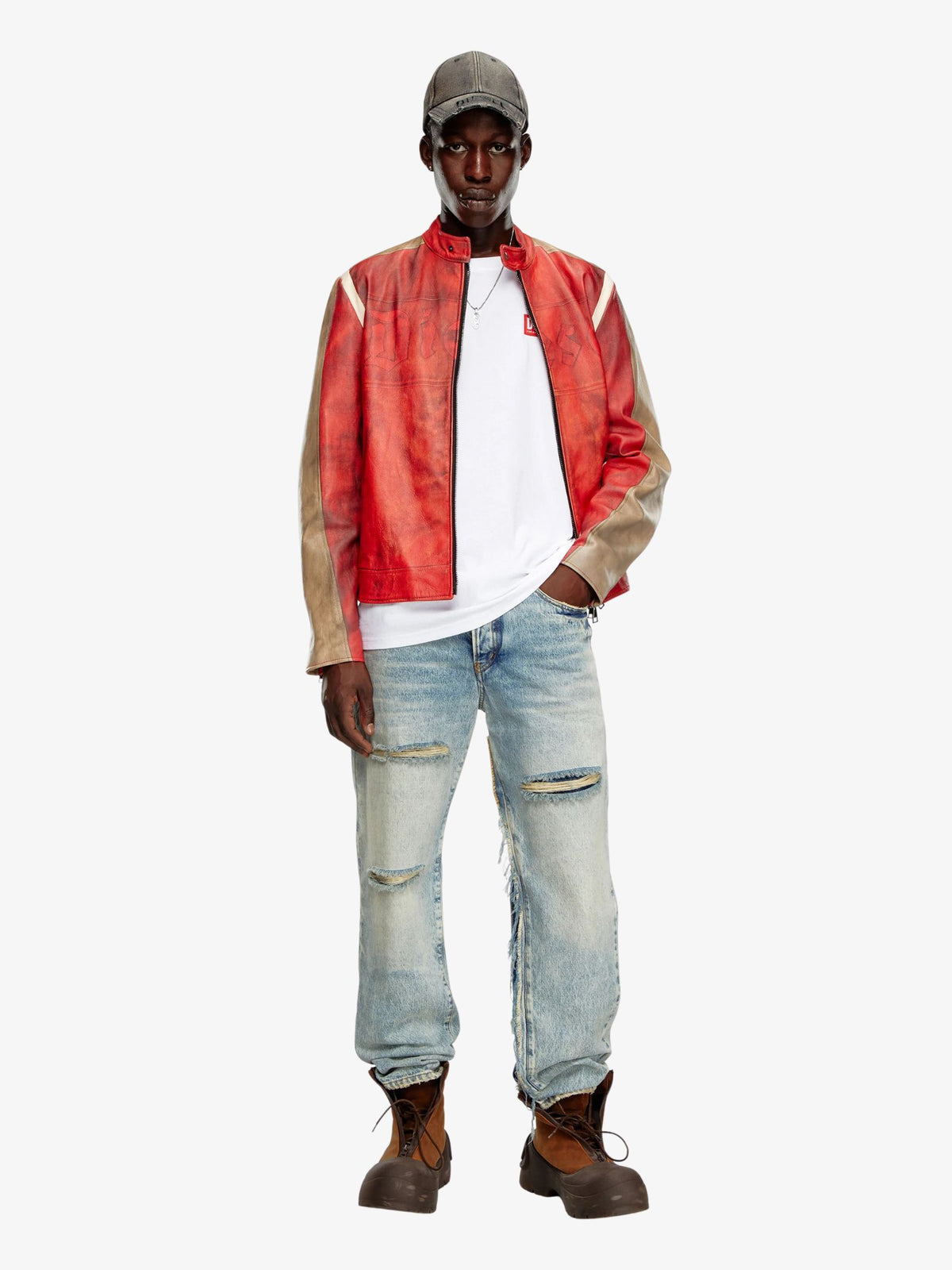 Diesel Men's T-Boxt-Lab T-Shirt | White