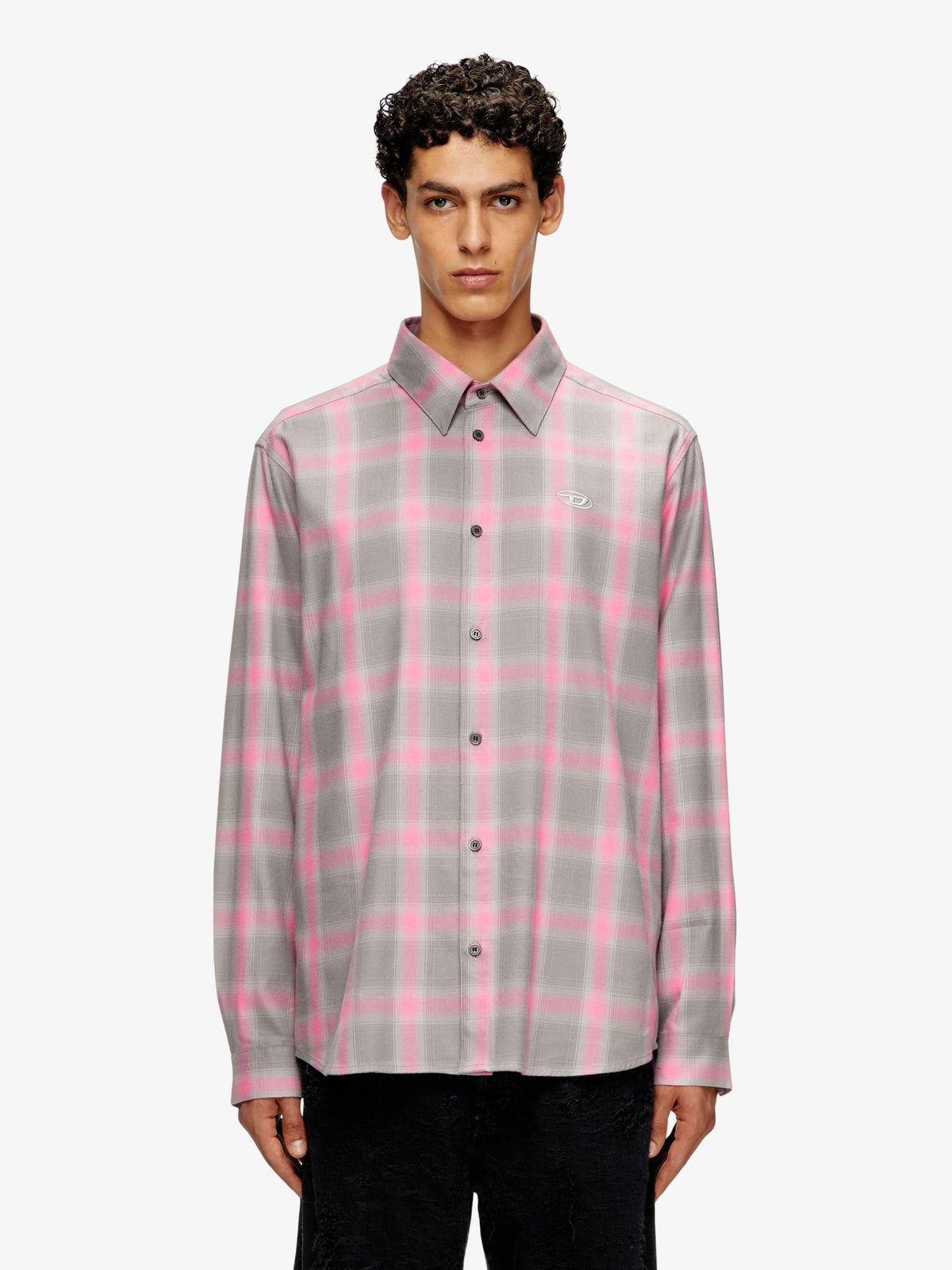 Diesel S-Simply-Check-Hgbt | Pink/Grey